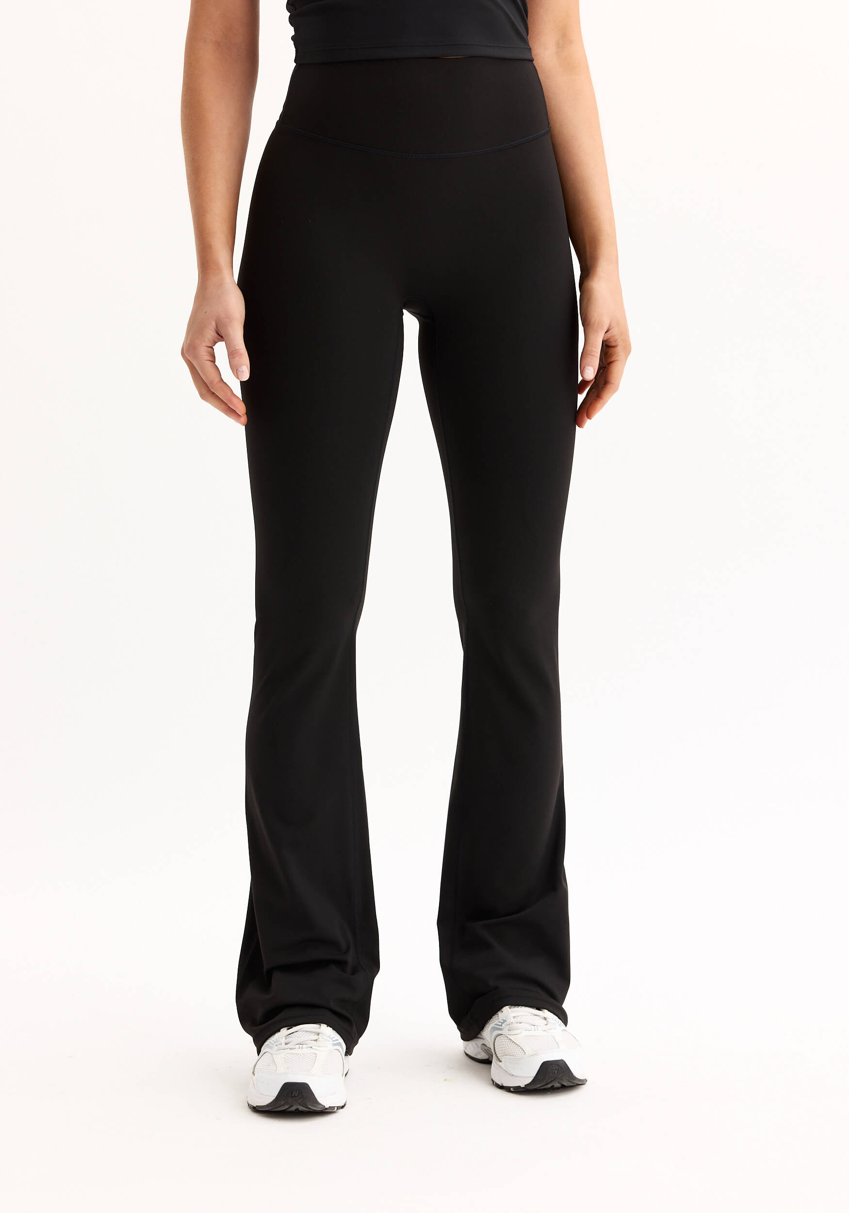Butter Soft Flare Tights Black