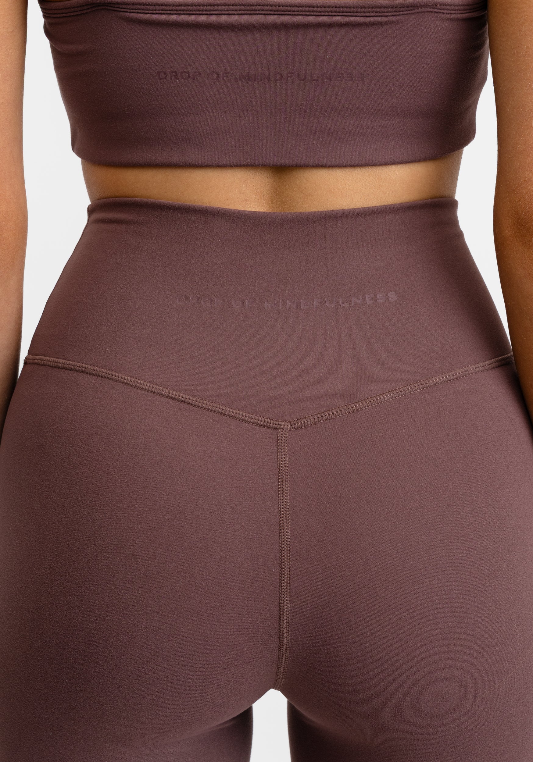 Butter Soft High Waist Tights Dark Mauve