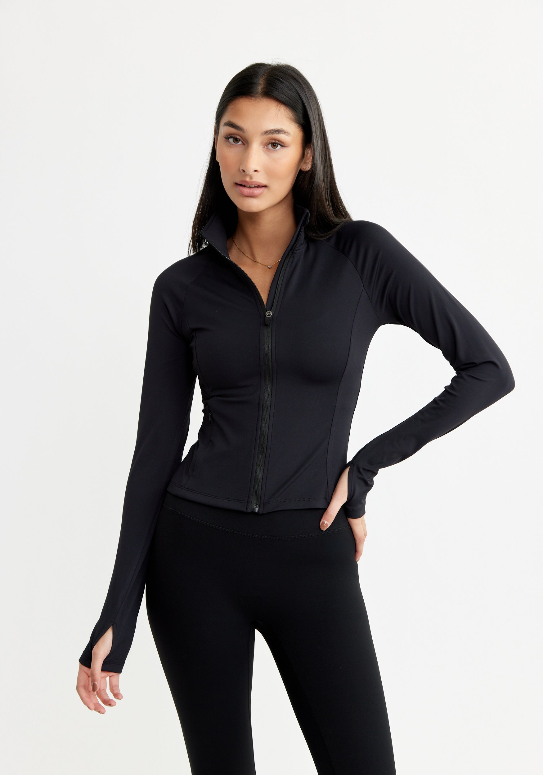 Butter Soft Zip Cardigan Black