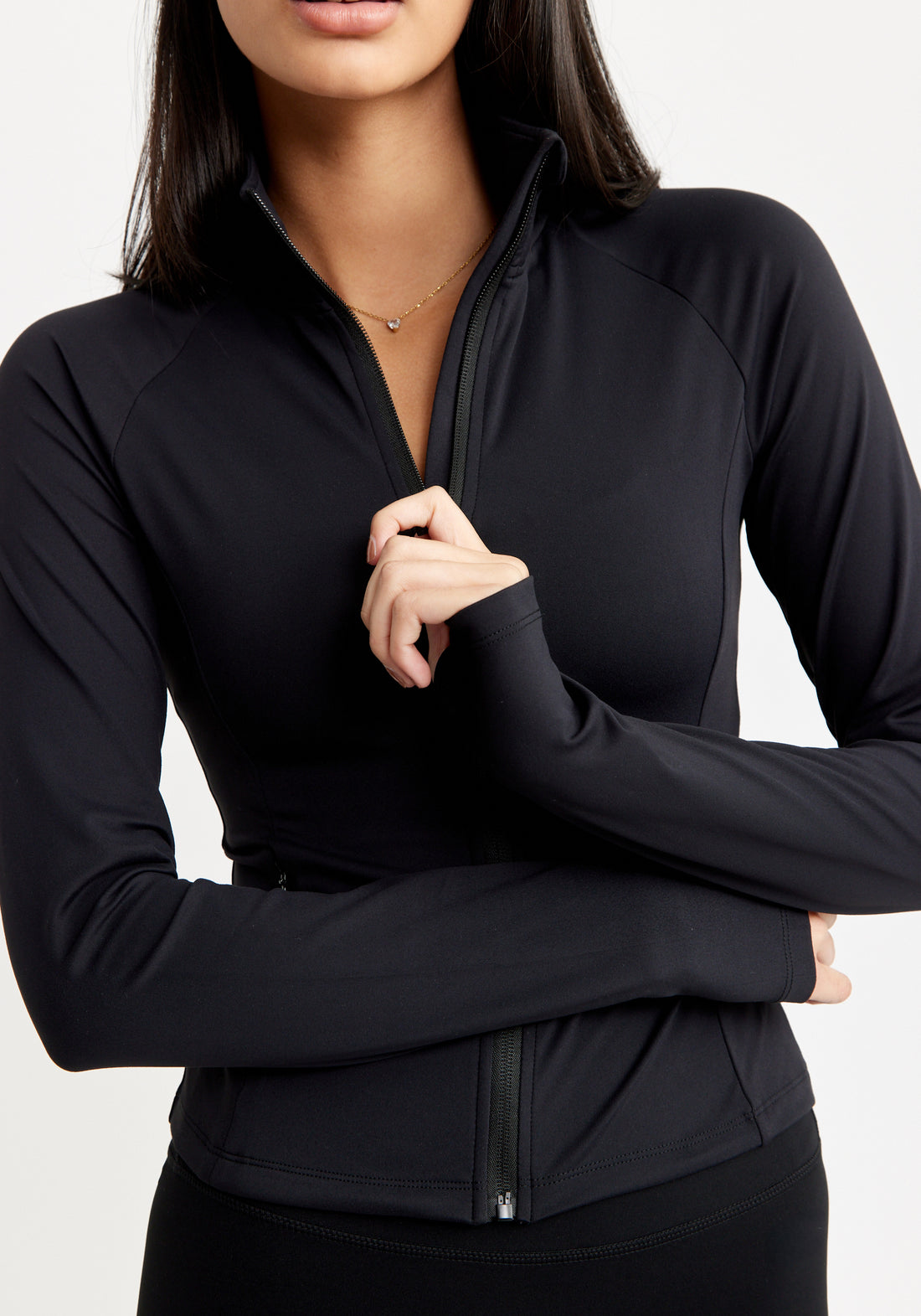 Butter Soft Zip Cardigan Black