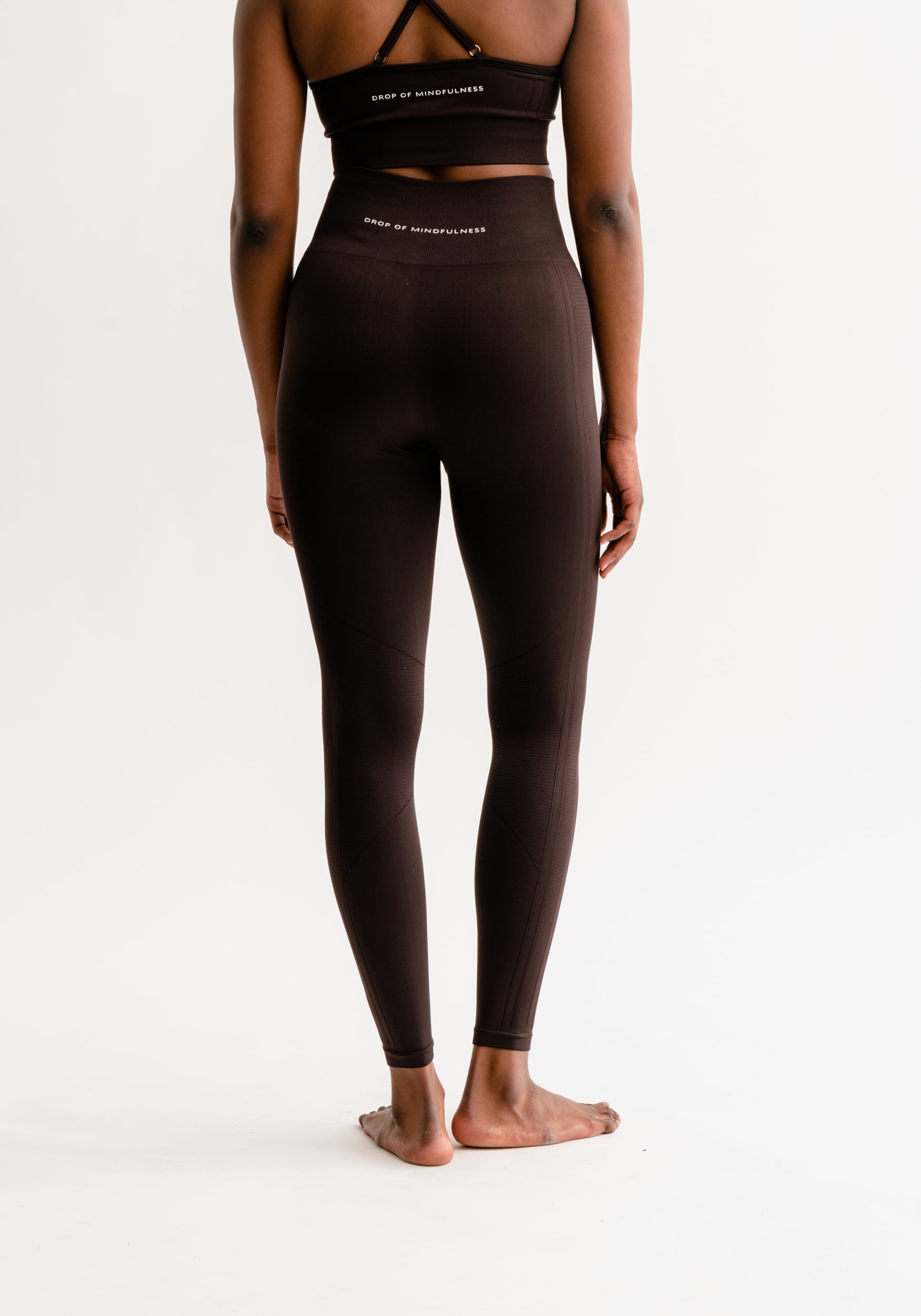 Cora Tights Seamless Dark Brown