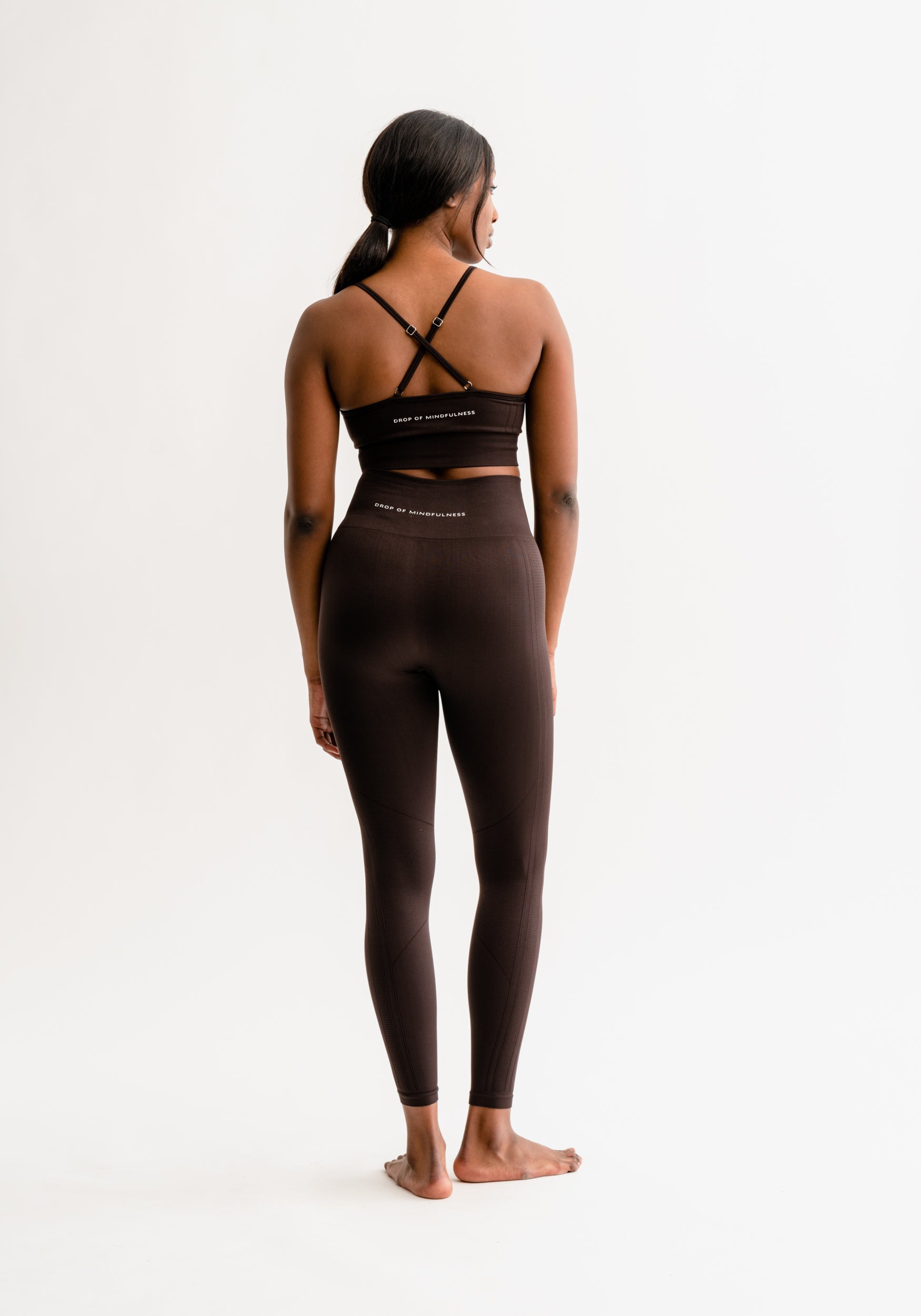 Cora Tights Seamless Dark Brown