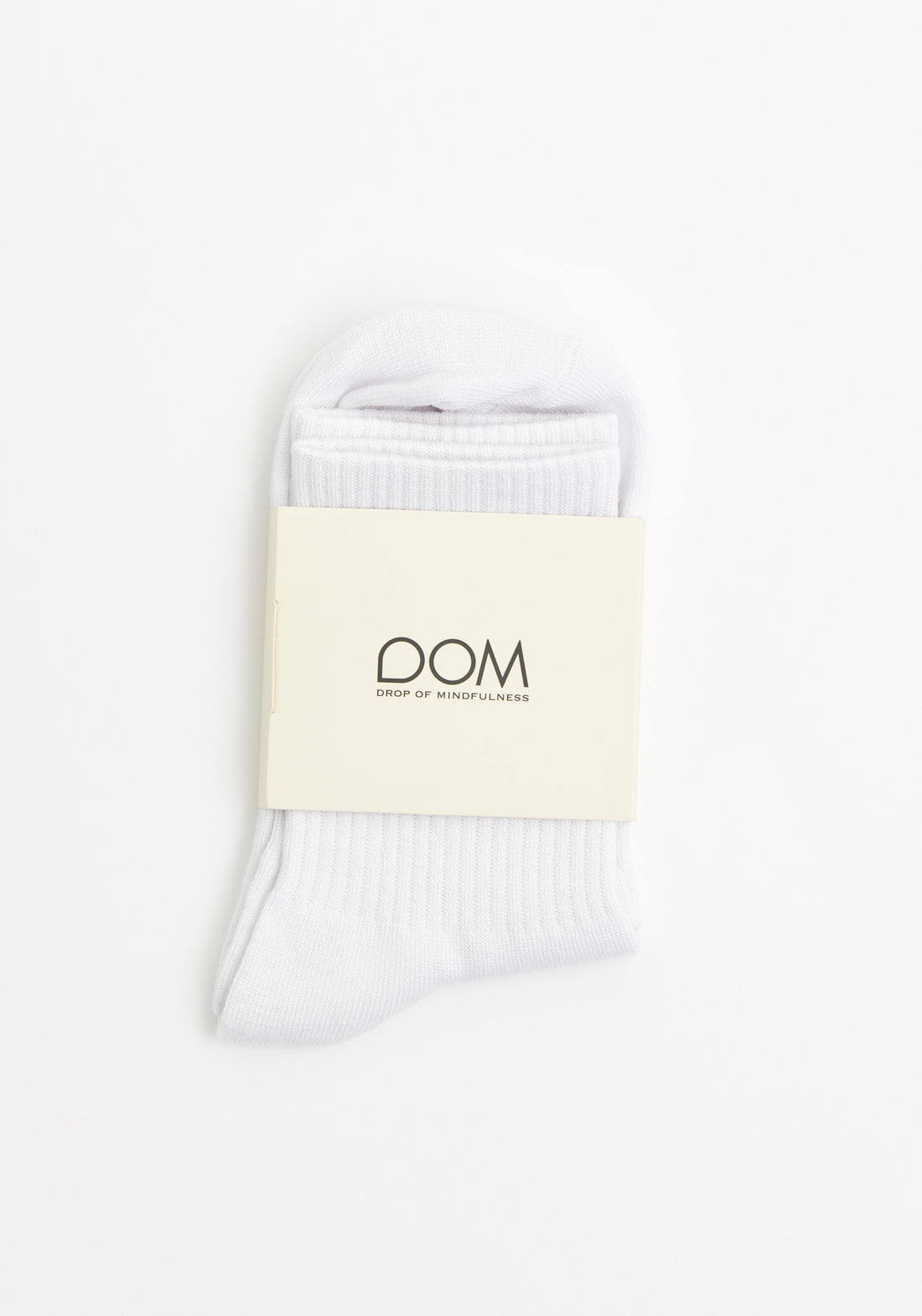 DOM Socks White