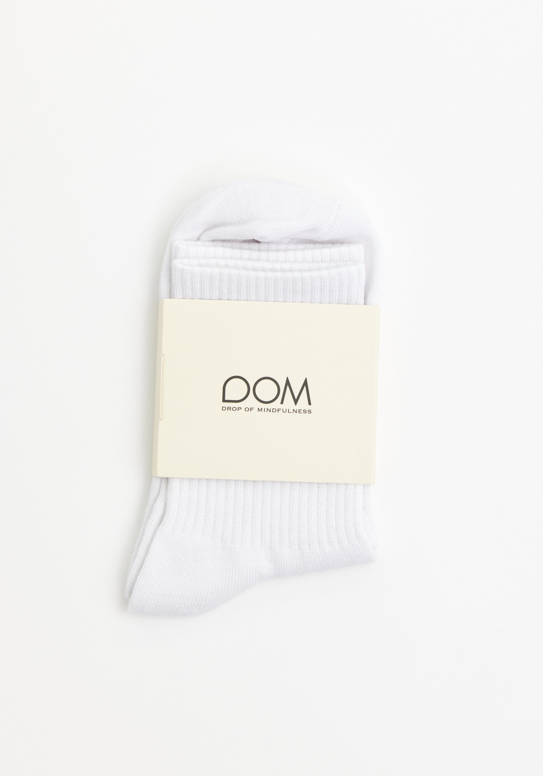 DOM Socks White