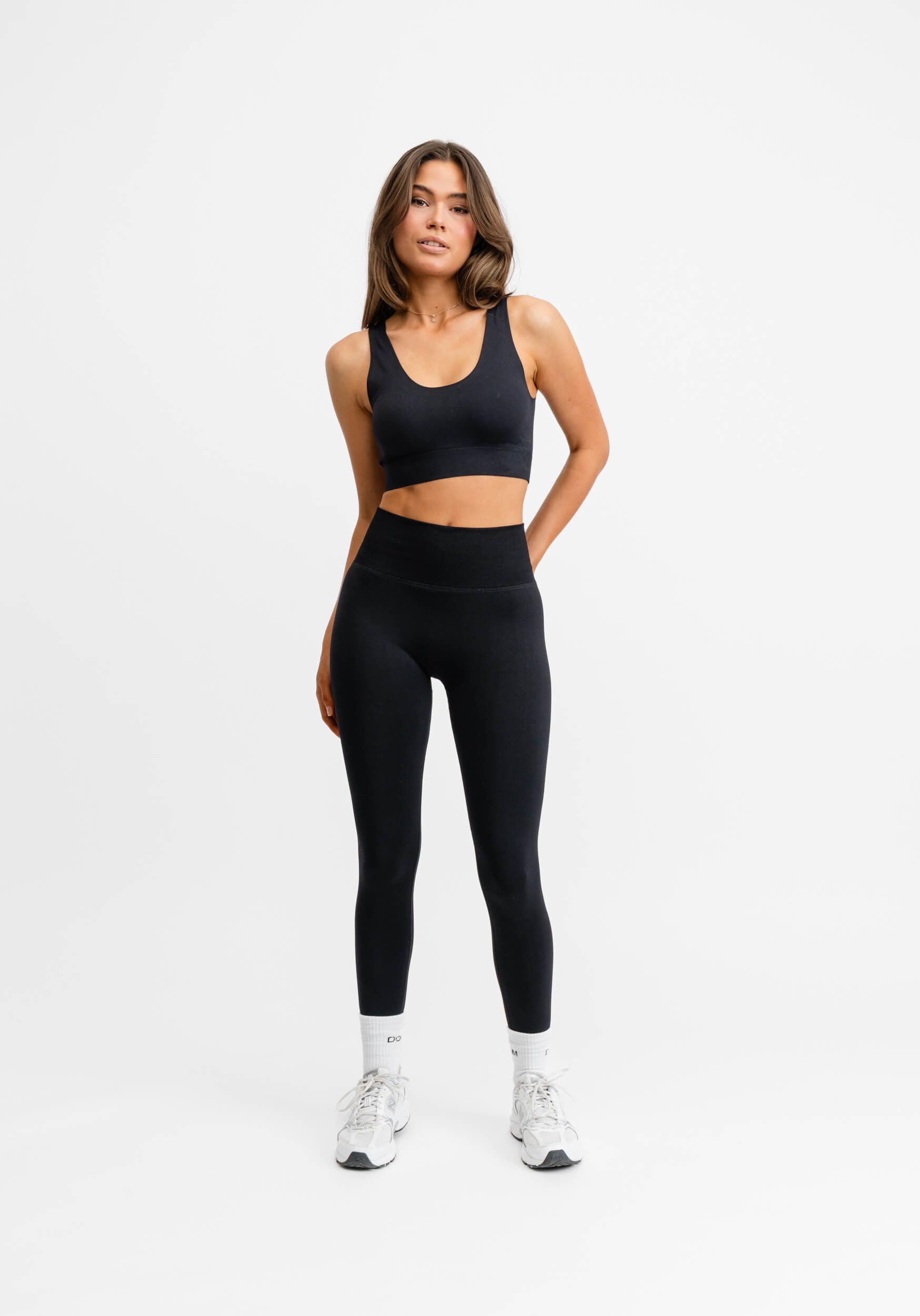 Flow Sports Bra Seamless Black