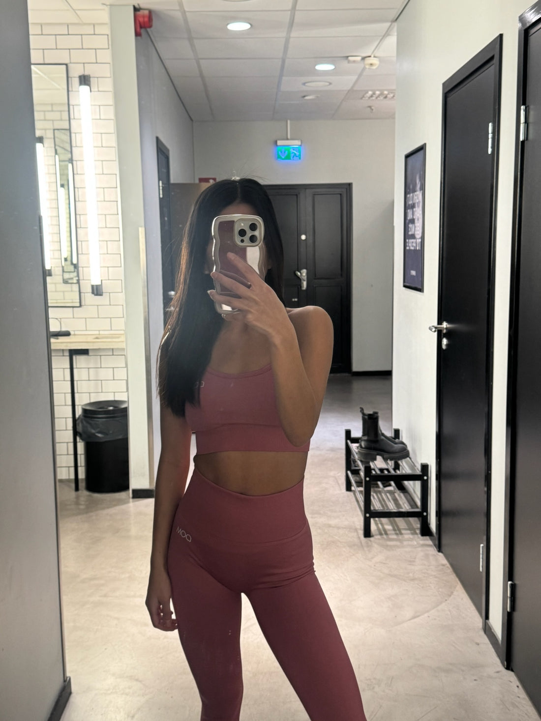 Maya Sports Bra Seamless Pink Hibiscus