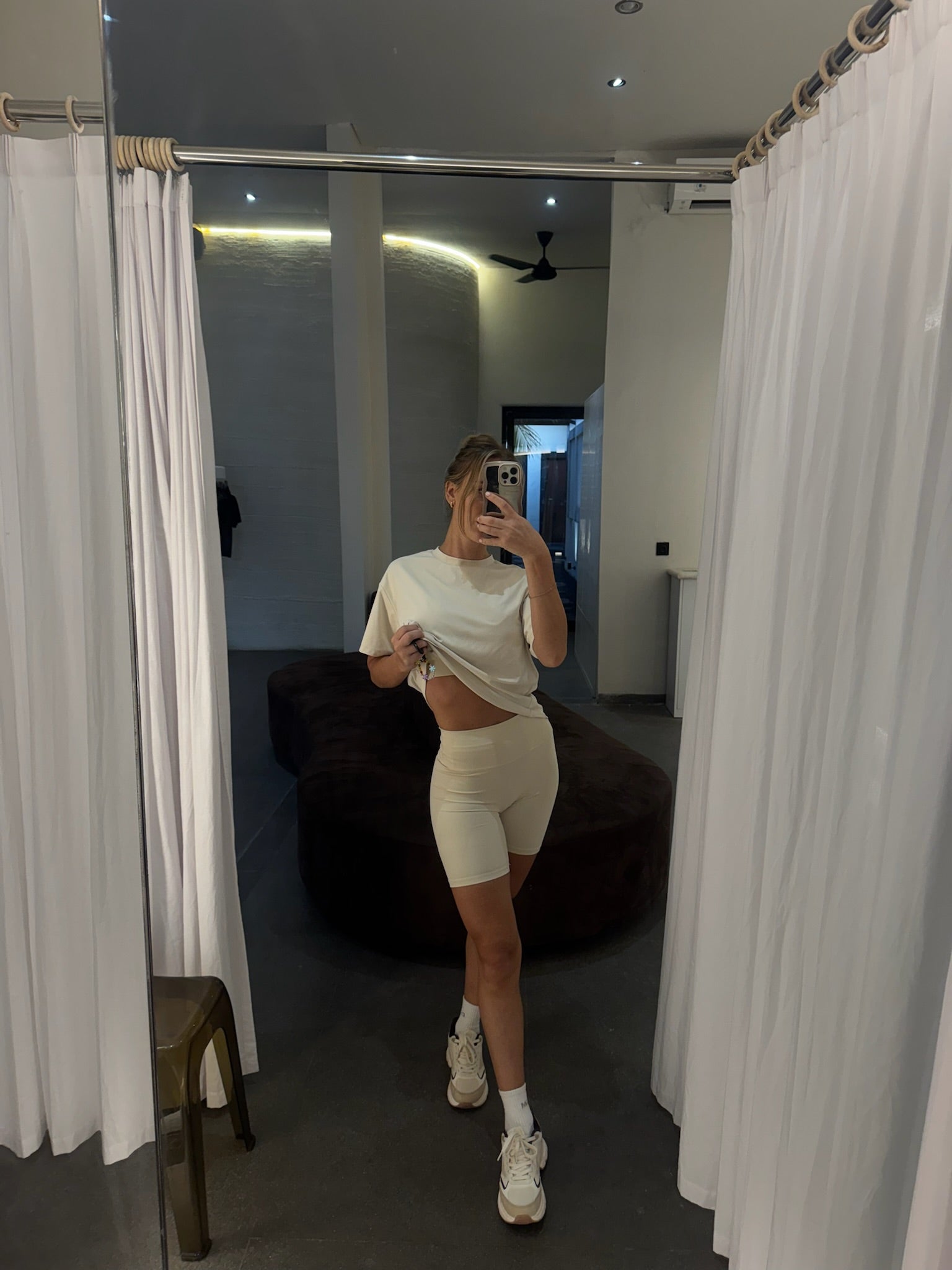 Ultimate Bike Shorts Cream White