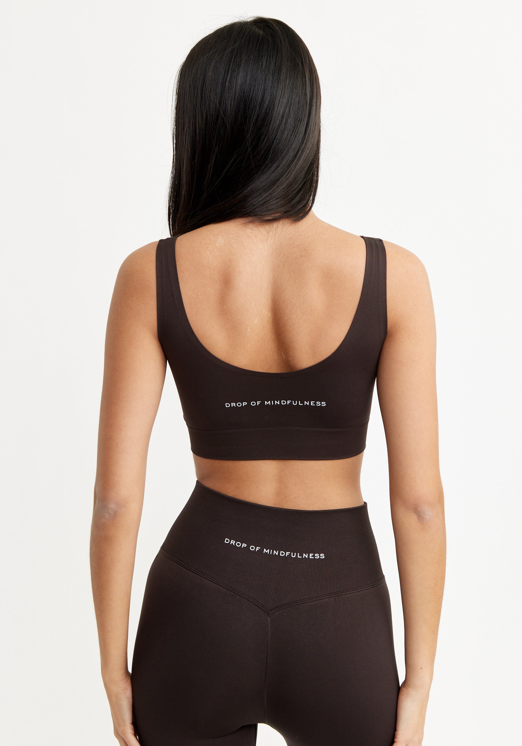 Flow Sports Bra Seamless Dark Brown