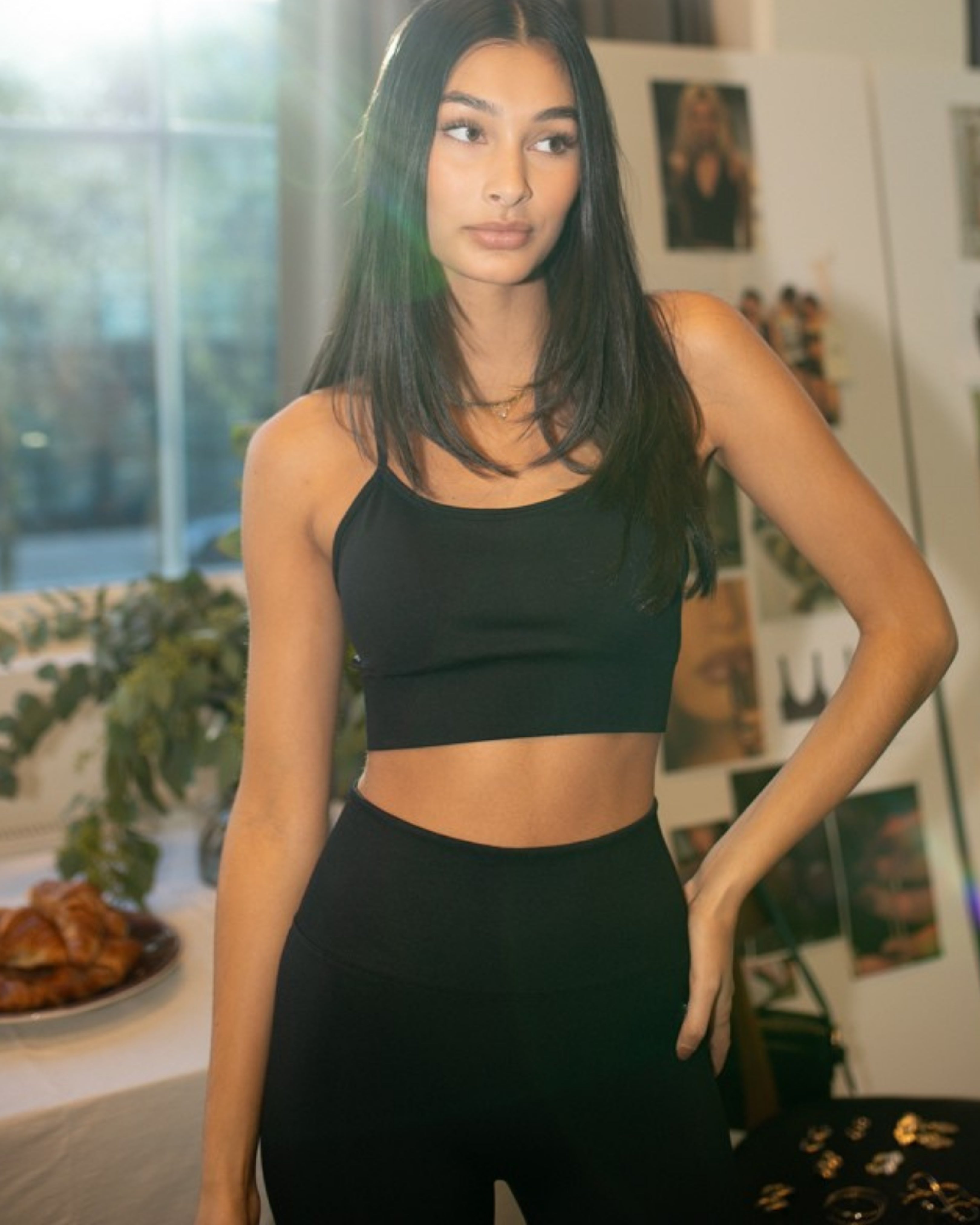 Signature Seamless Tights Black