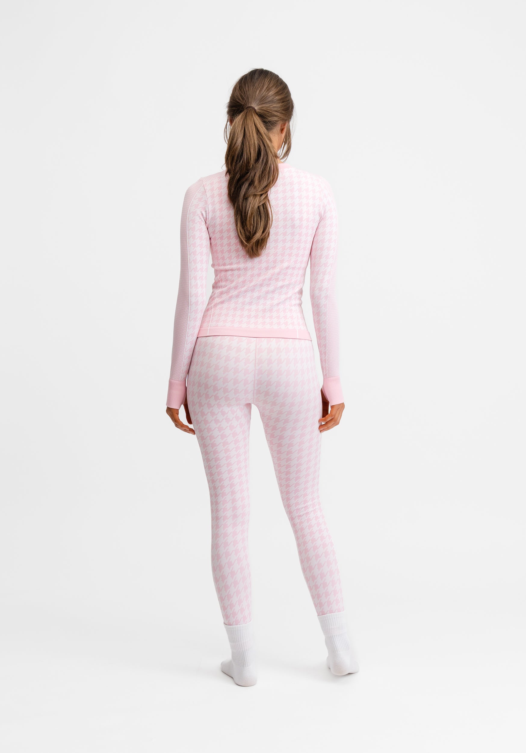 Seamless Base Layer Tights Pink