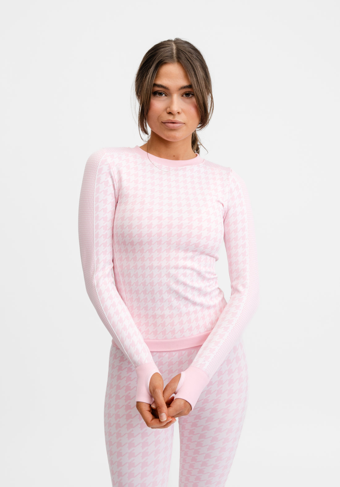 Seamless Base Layer Top Pink