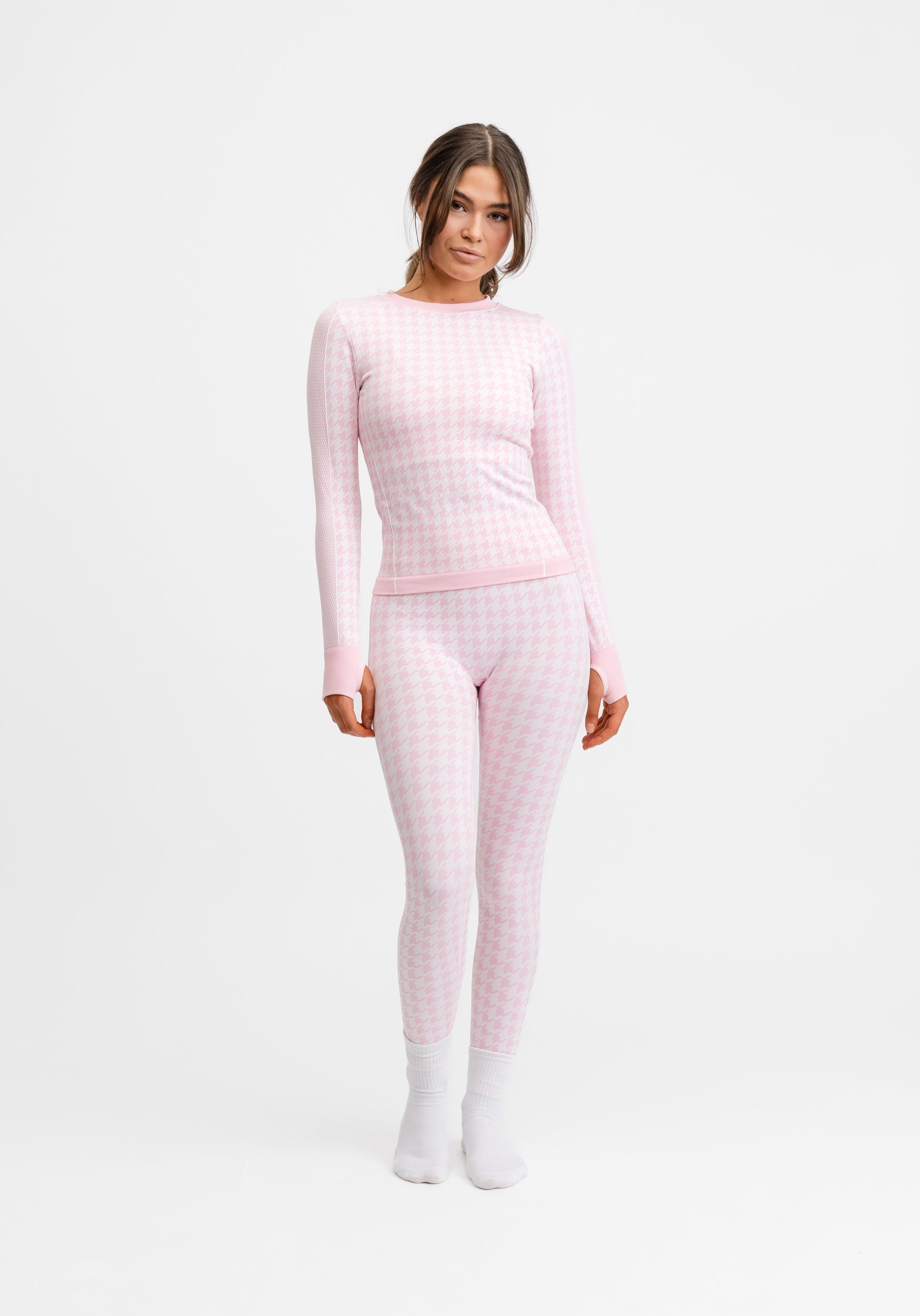 Seamless Base Layer Top Pink