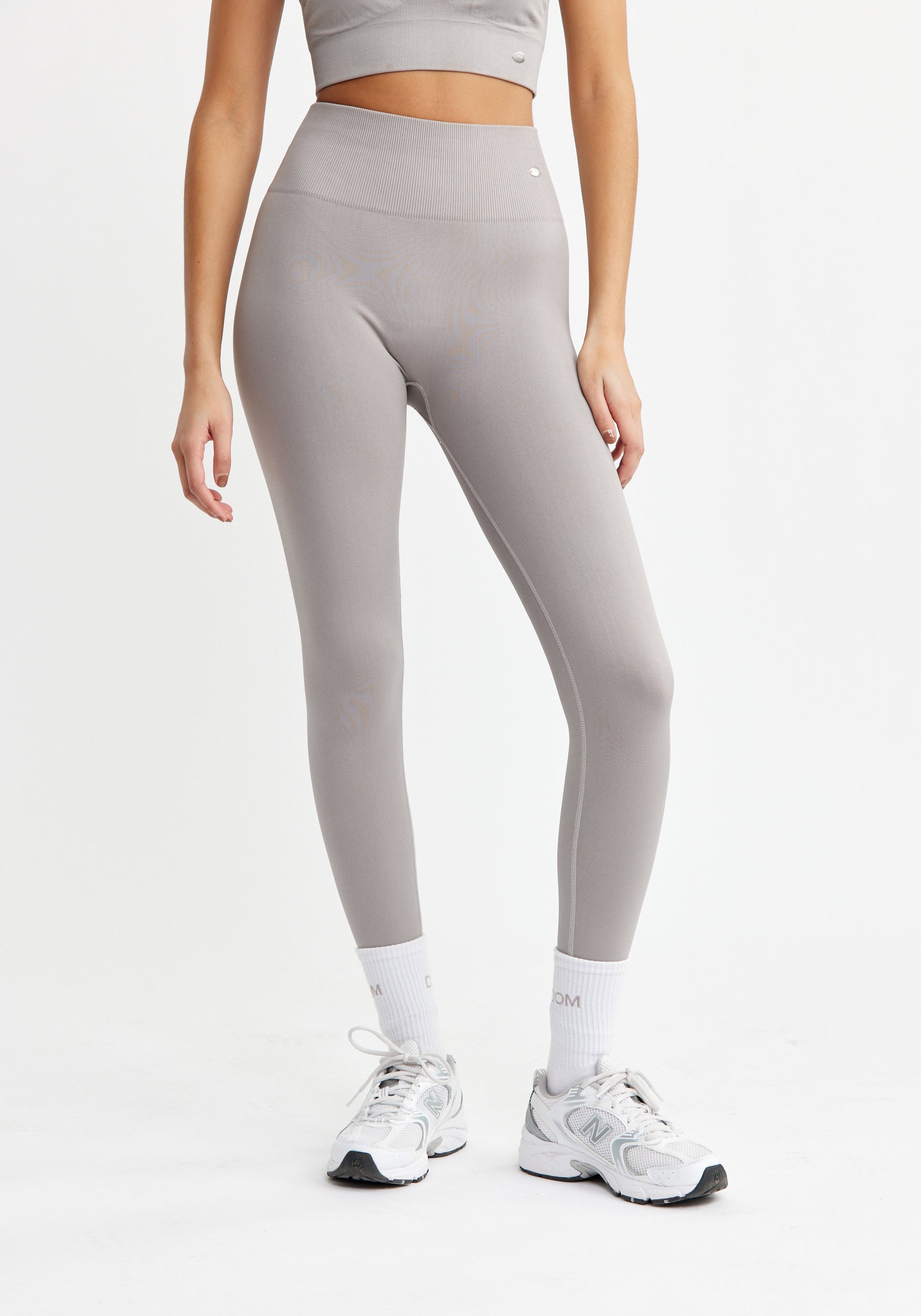 Seamless Scrunch Tights Greige