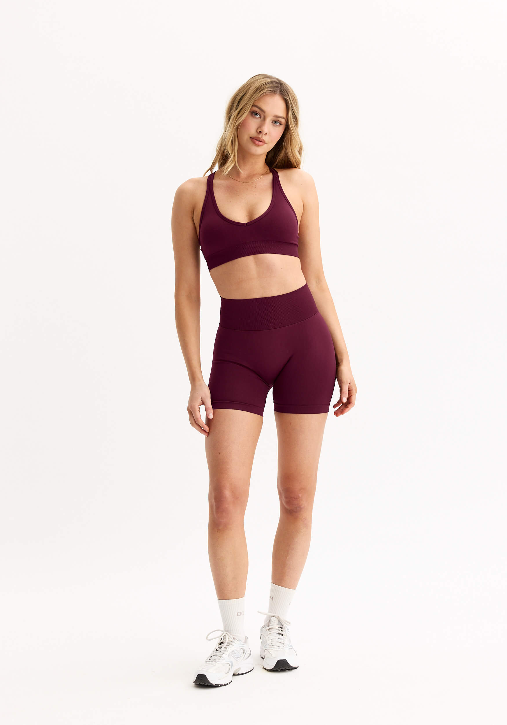 Signature Seamless Bike Shorts Cherry Lacquer