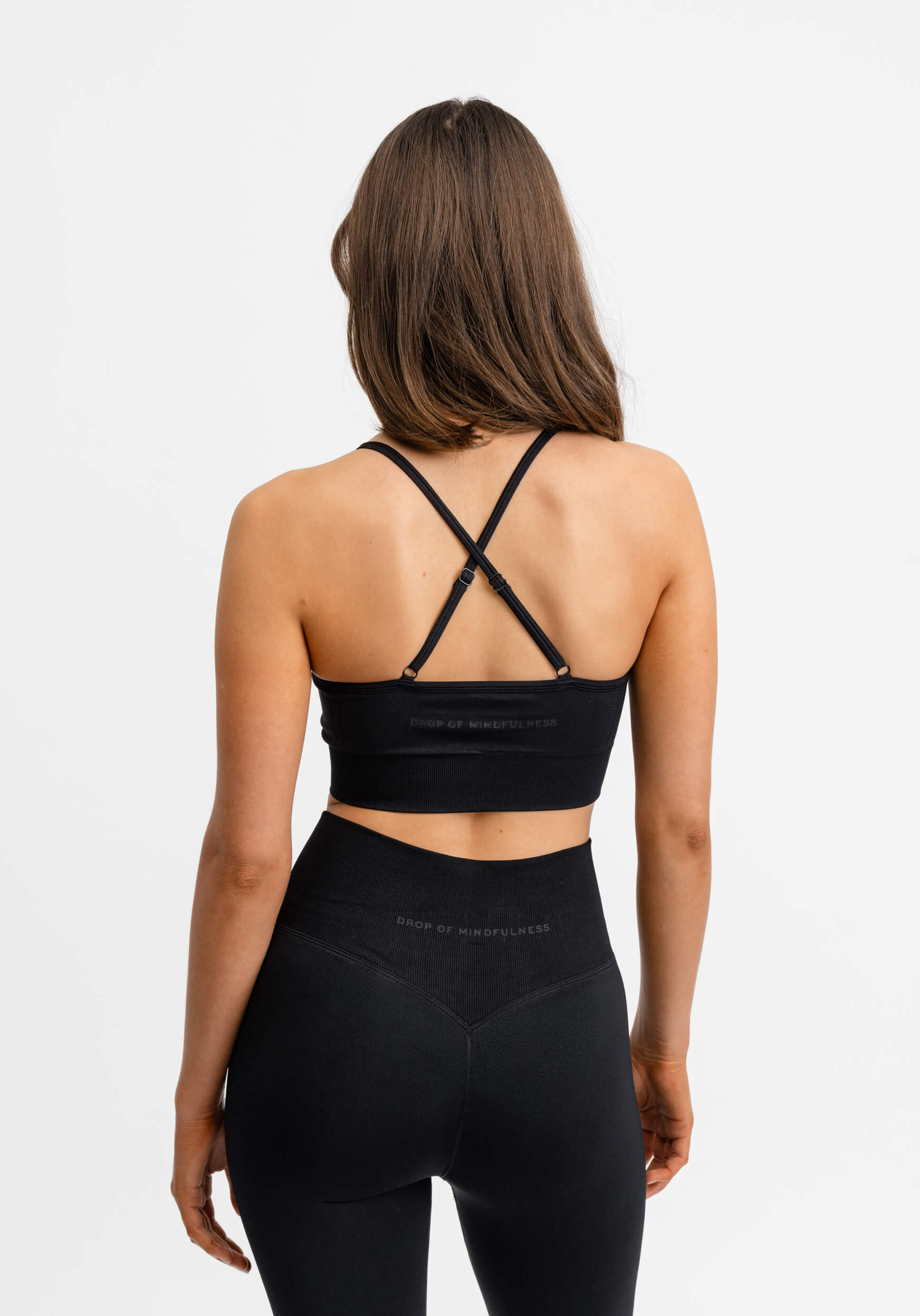 Signature Seamless Sports Bra Black