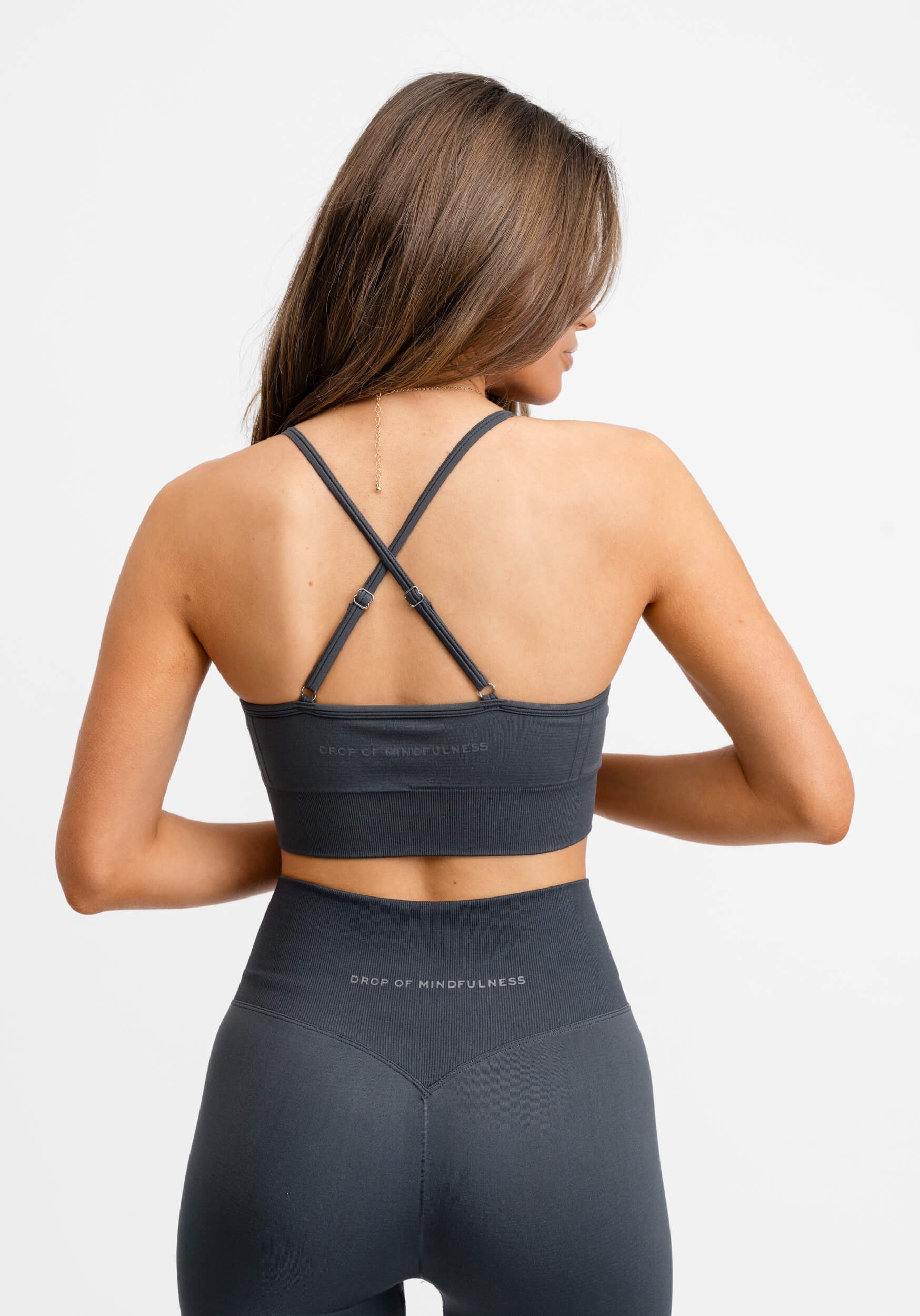 Signature Seamless Sports Bra Iron Grey