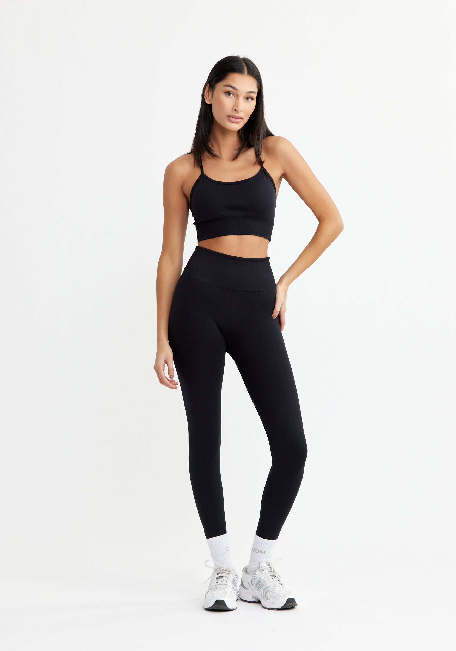 Signature Seamless Tights Black