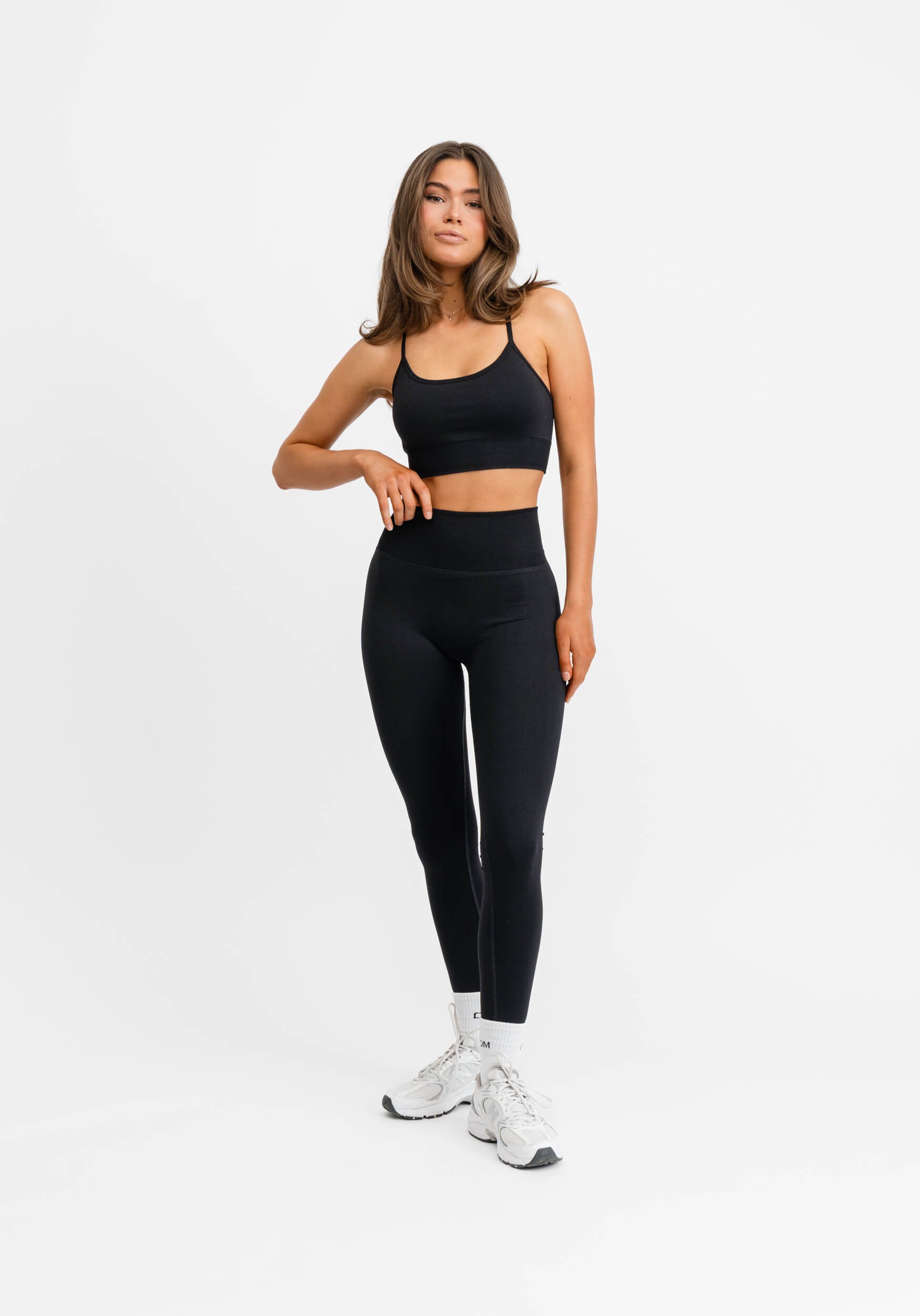 Signature Seamless Tights Black