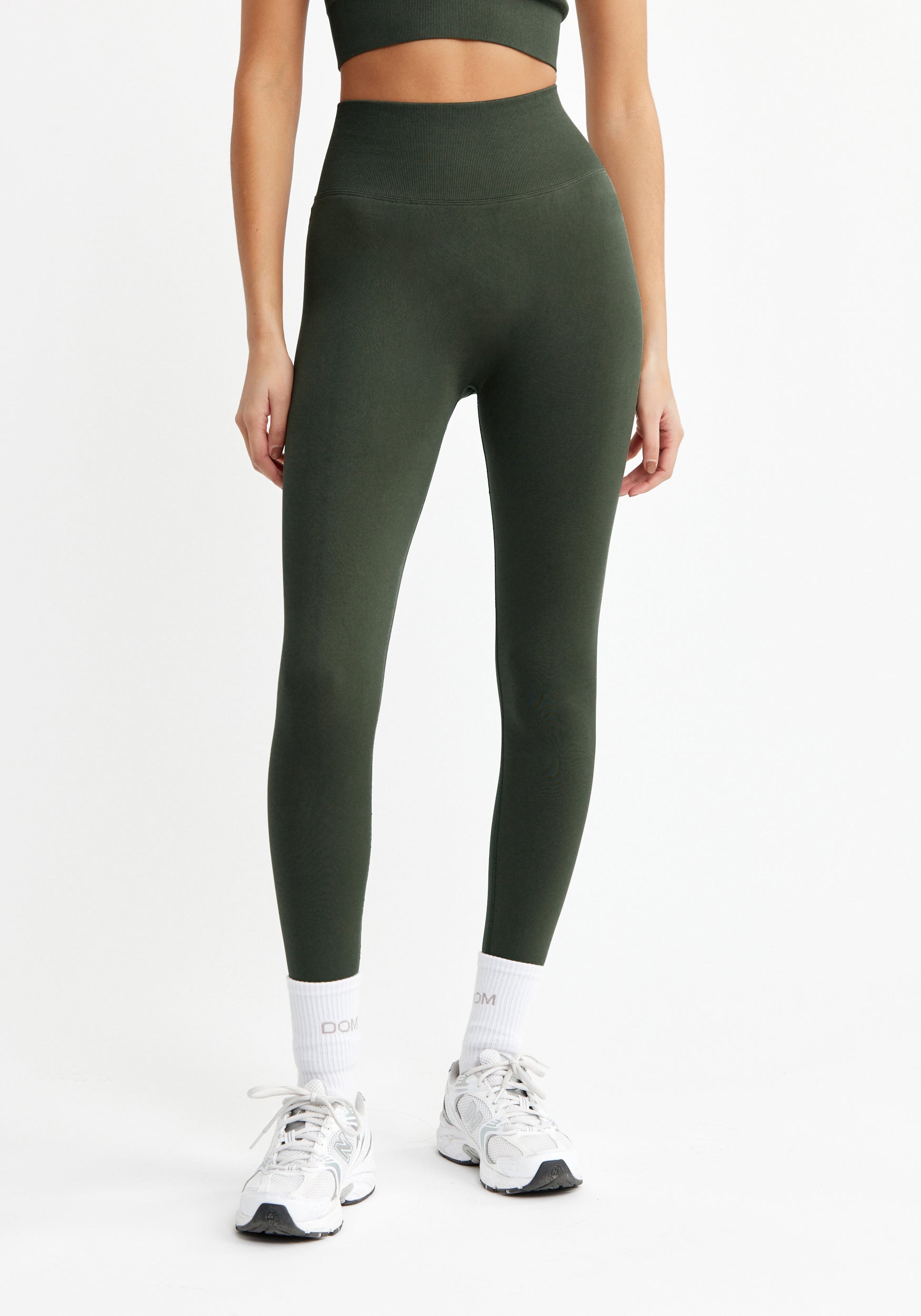 Signature Seamless Tights Dark Green