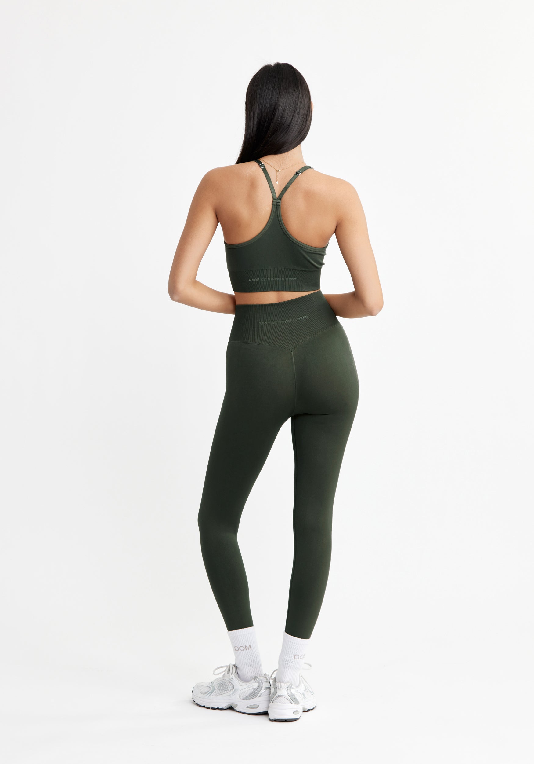 Signature Seamless Tights Dark Green