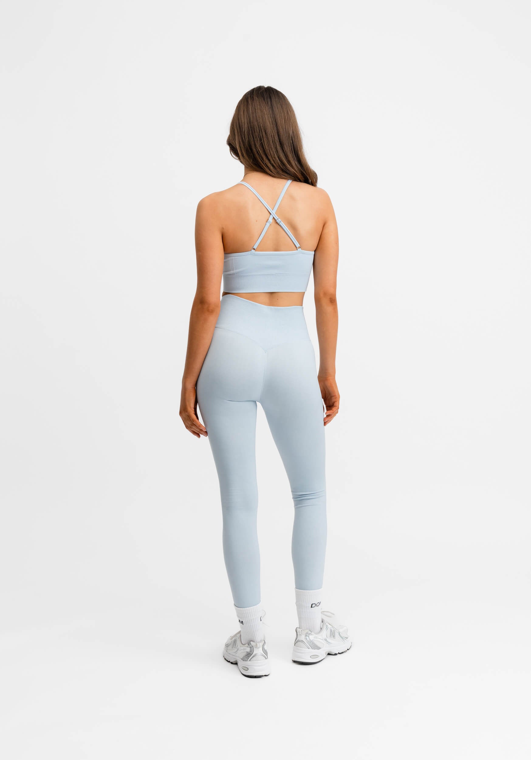 Signature Seamless Tights Light Blue