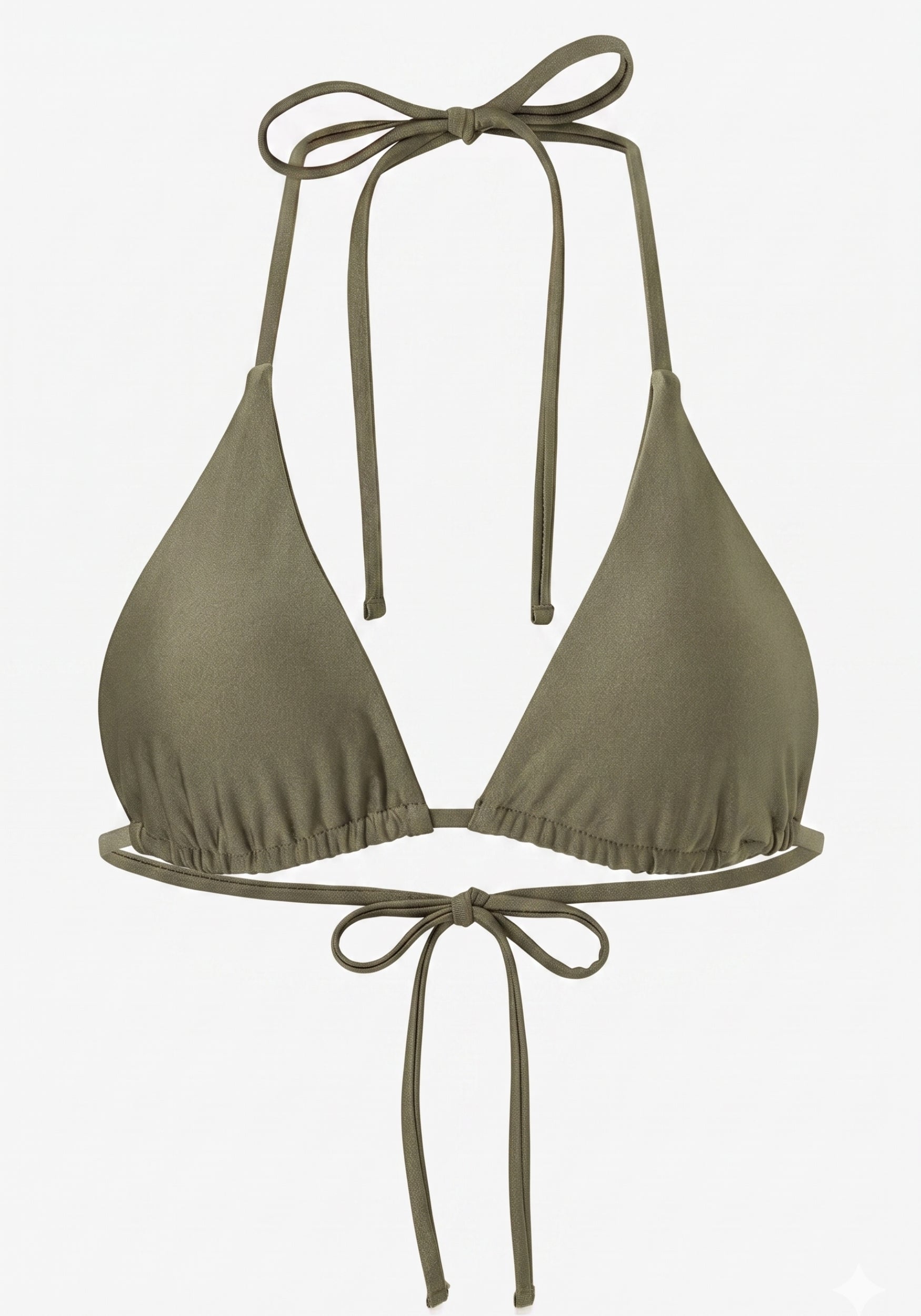 grön bikini snörning