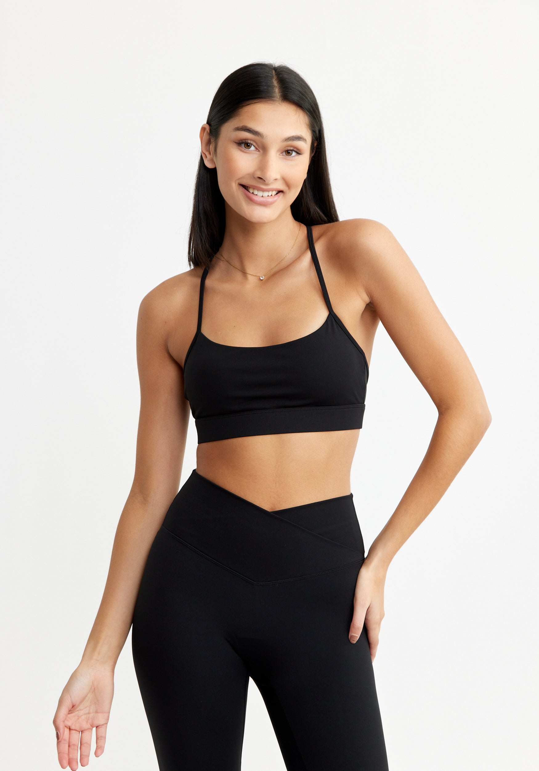 Ultimate Mini Strap Sports Bra Black