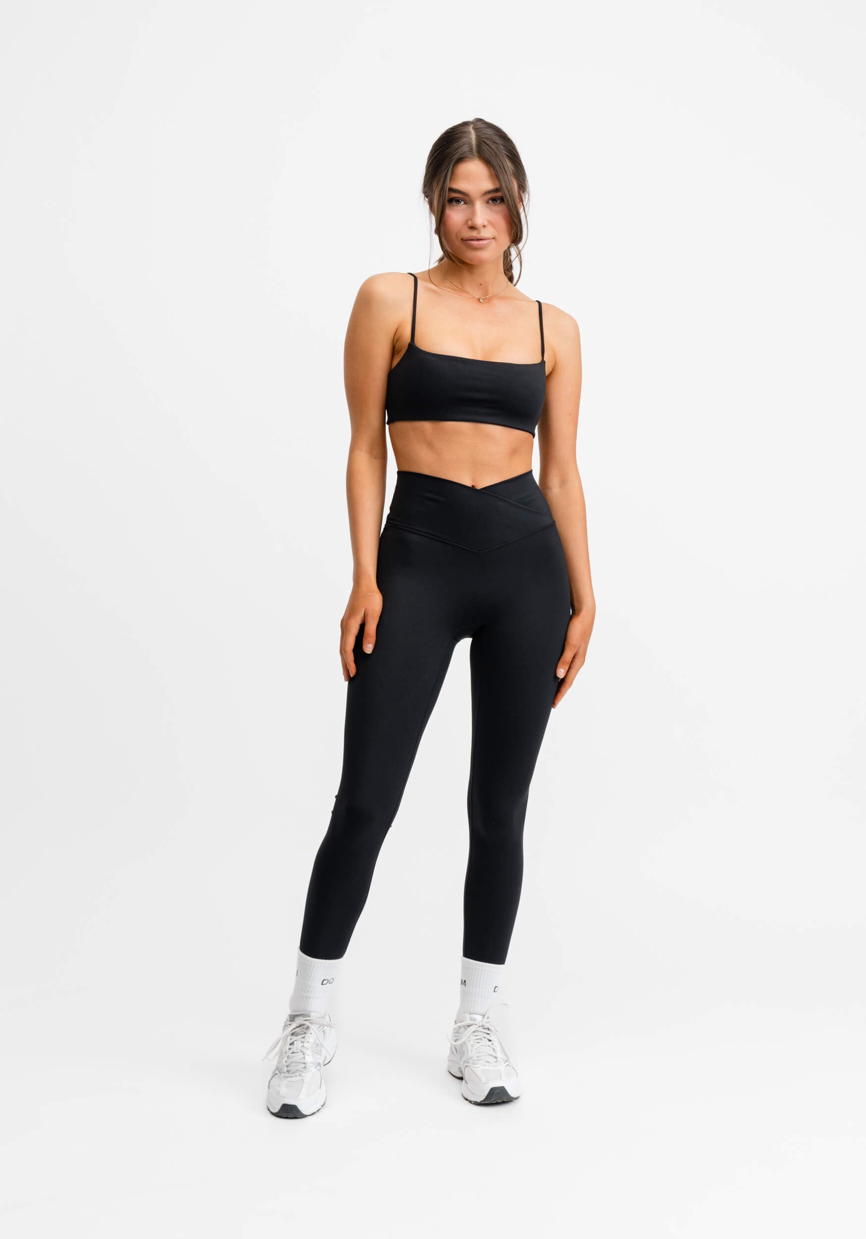 Ultimate Wrap Over Tights Black