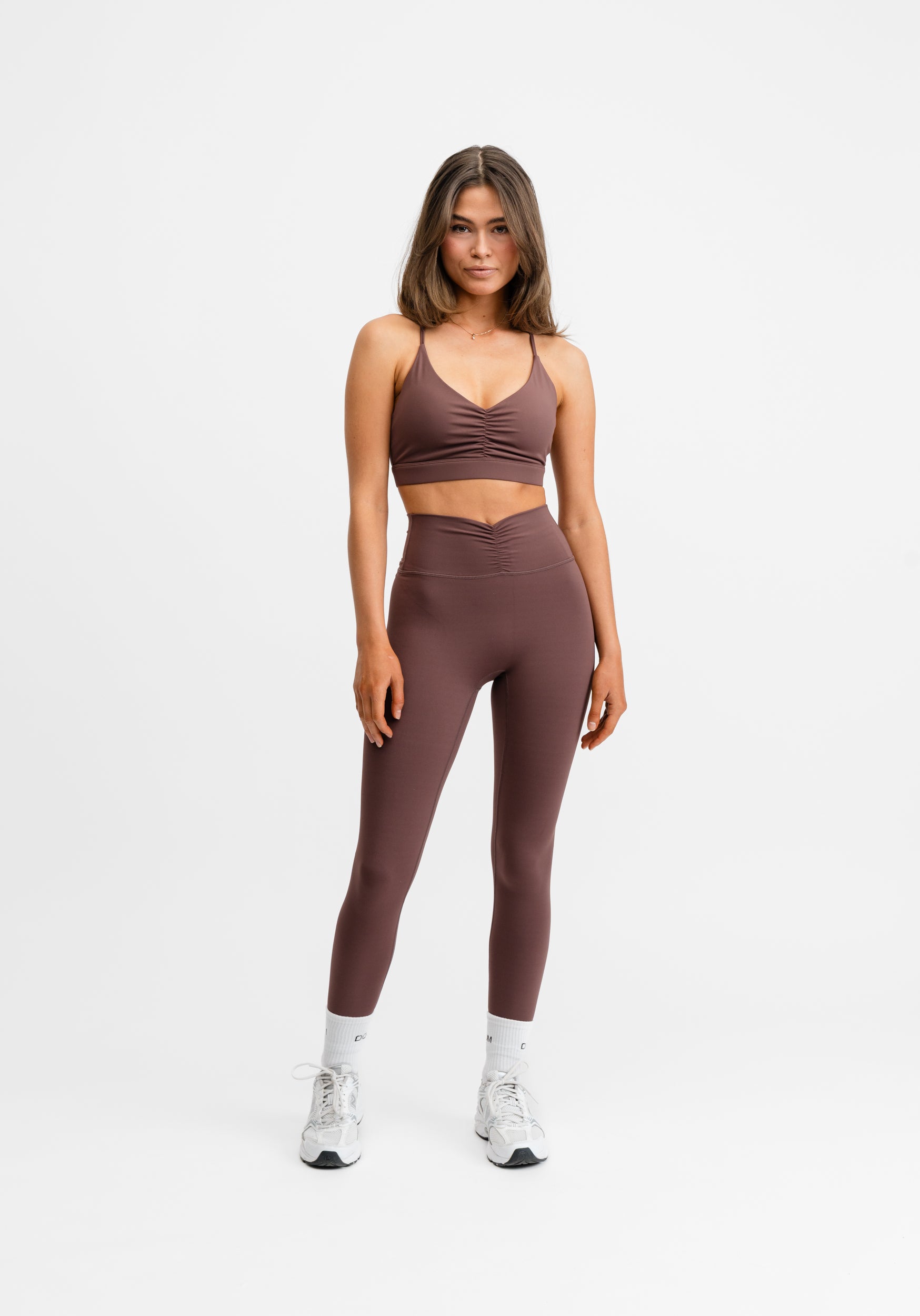 Ultimate Ruched Tights Intense Rust