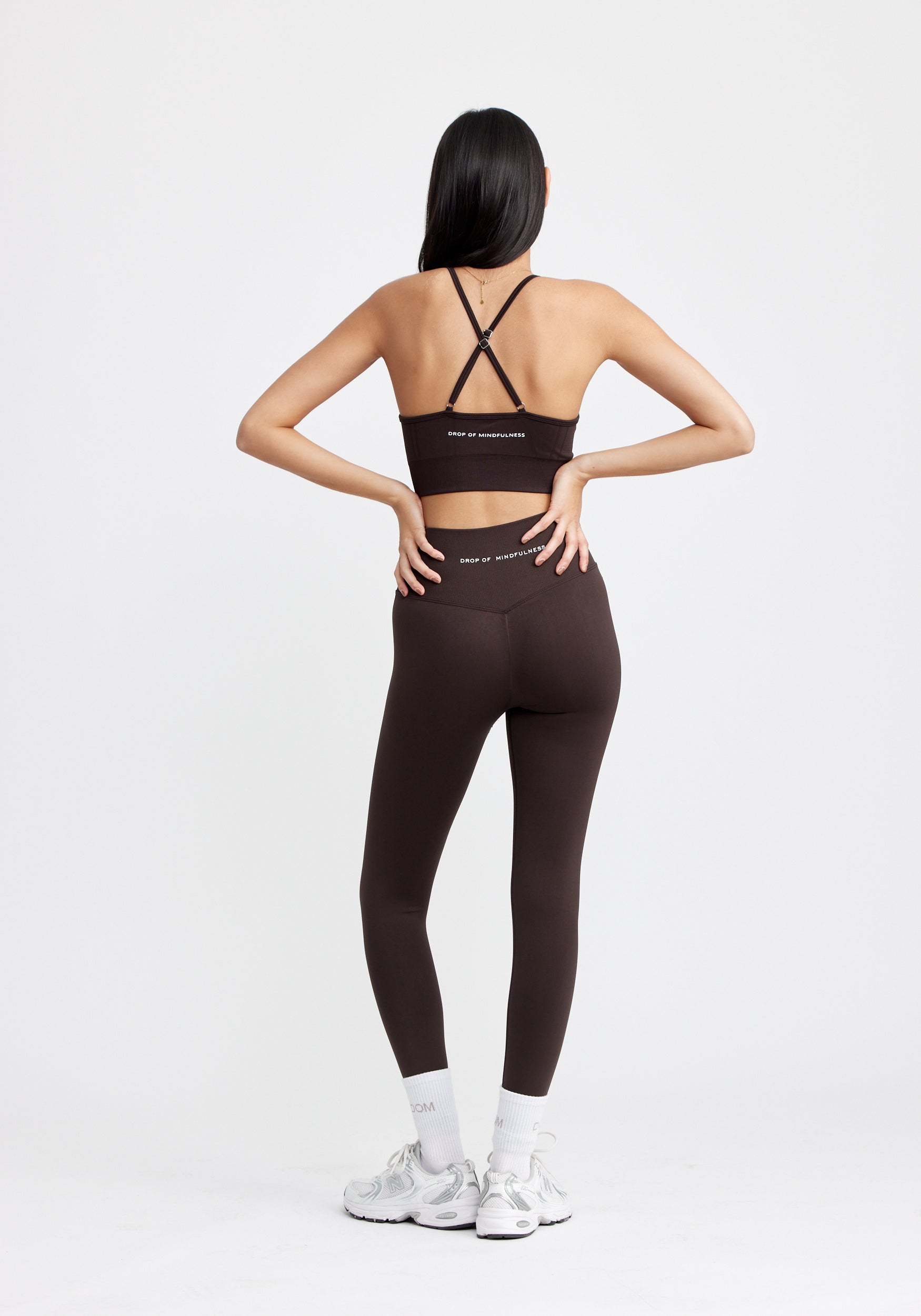 Sesh Tights Seamless Dark Brown