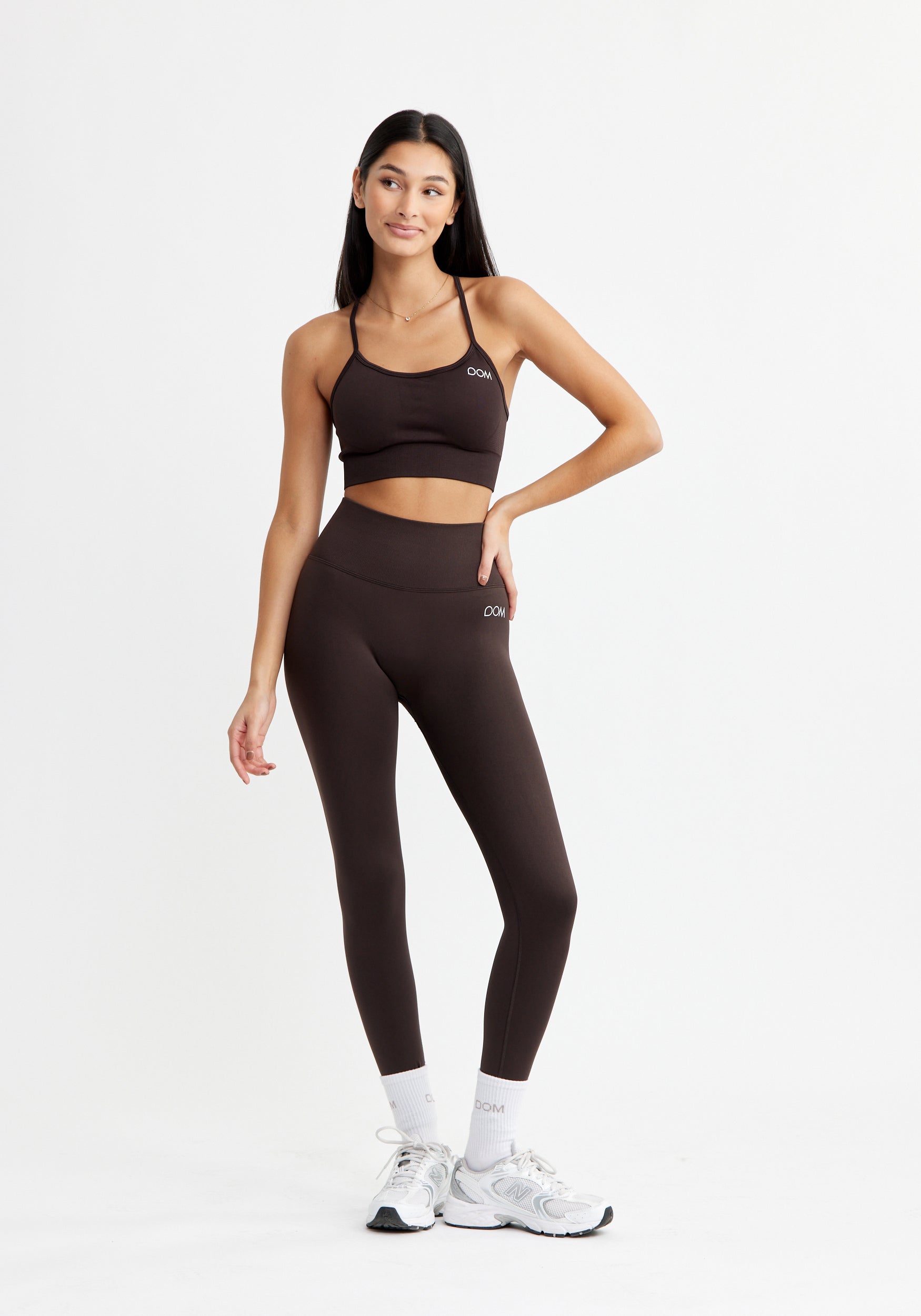 Sesh Tights Seamless Dark Brown