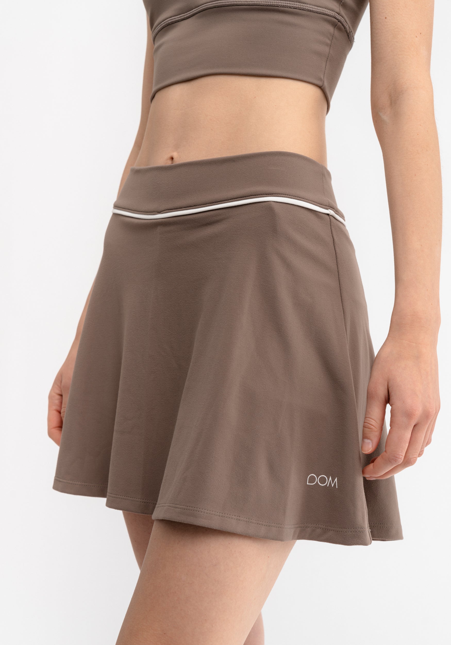 Court Skirt Khaki Matte