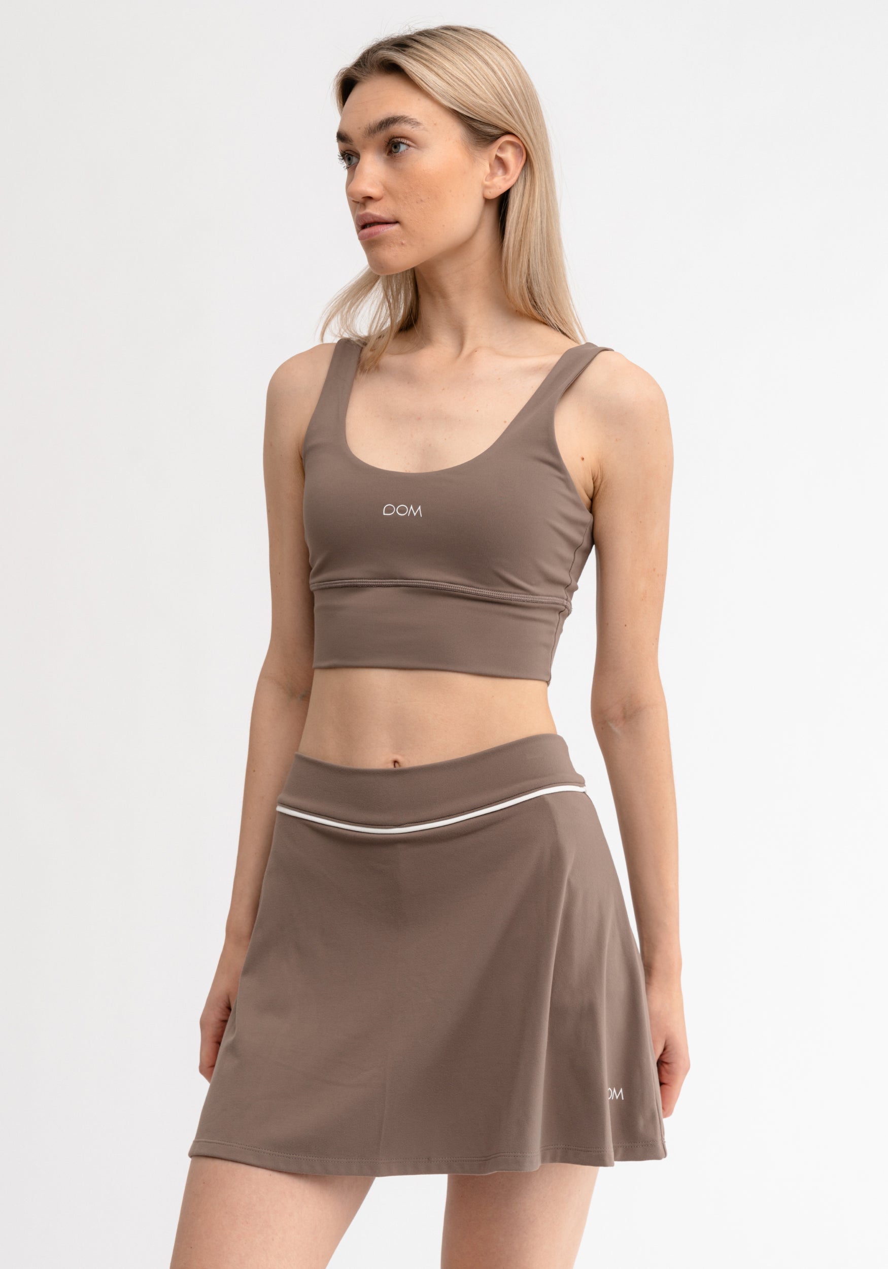 Court Skirt Khaki Matte