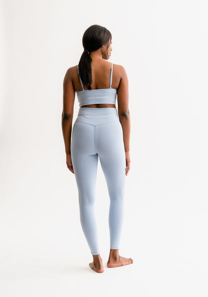 Adeline Wrap Over Tights Powder Blue