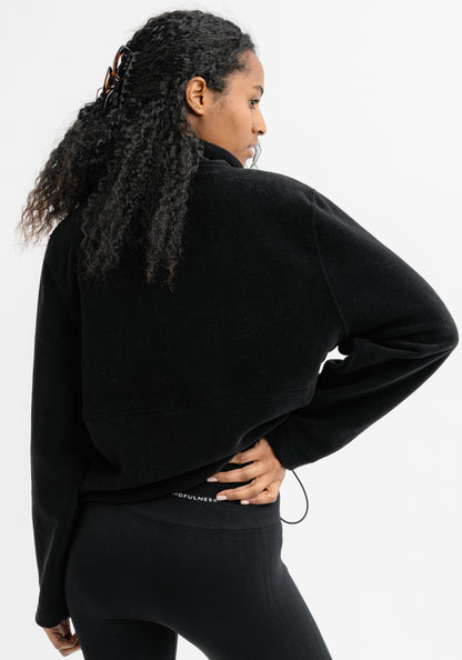 Bex Fleece Sweater Black