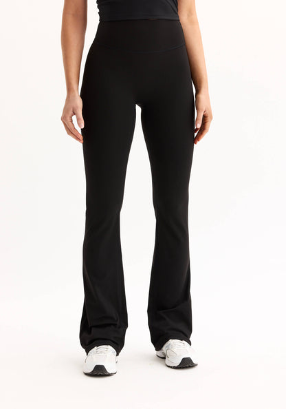Butter Soft Flare Tights Black