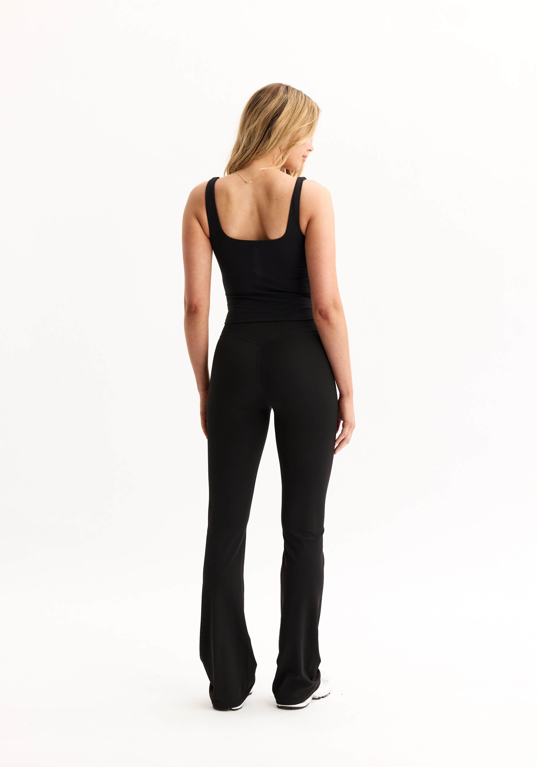 Butter Soft Flare Tights Black
