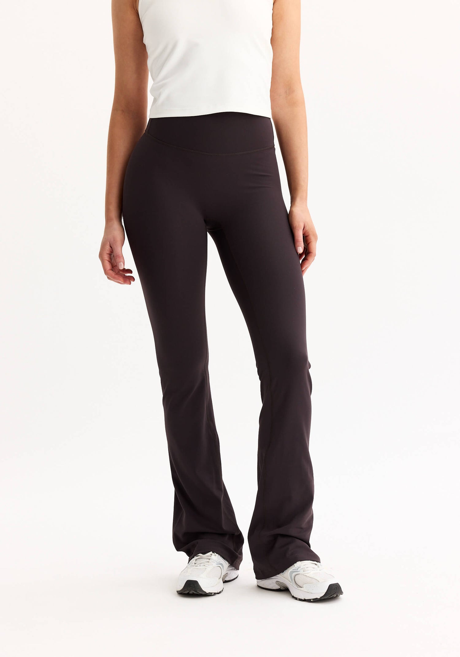 Butter Soft Flare Tights Dark Brown