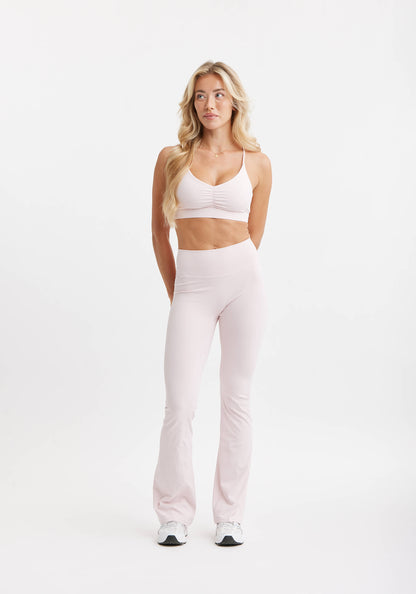 Butter Soft Flare Tights Pink Blush