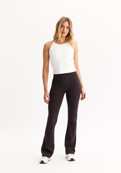 Butter Soft High Neck Tank Top Optic White