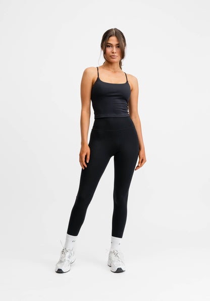 Butter Soft Singlet Black