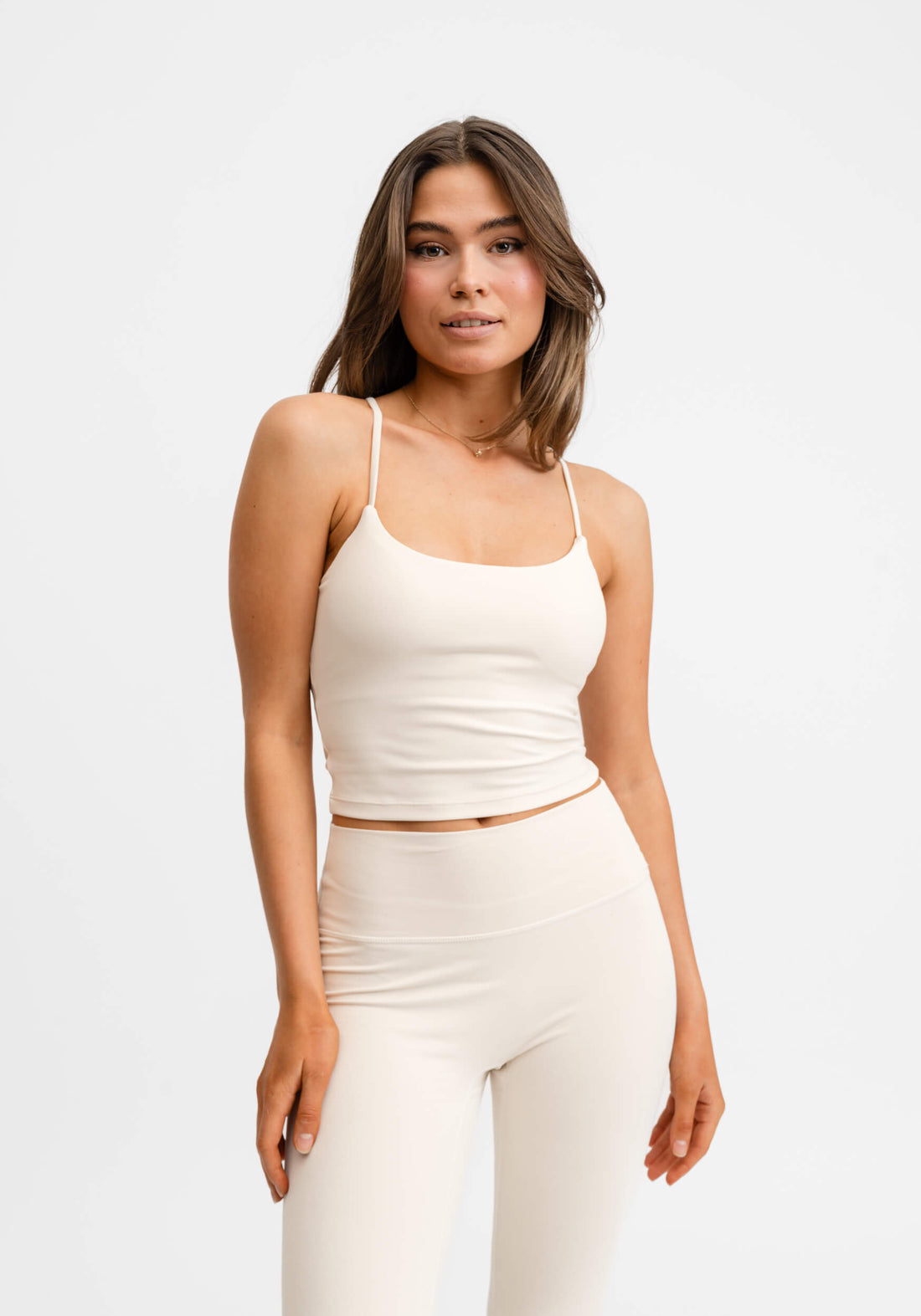 Butter Soft Singlet Cream White