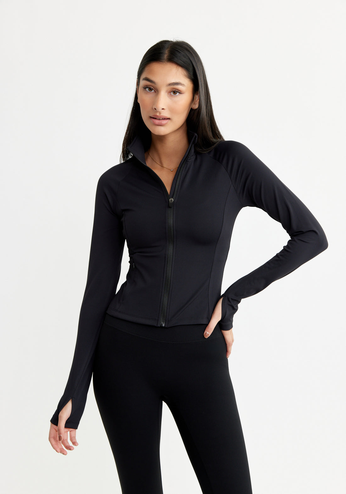 Butter Soft Zip Cardigan Black