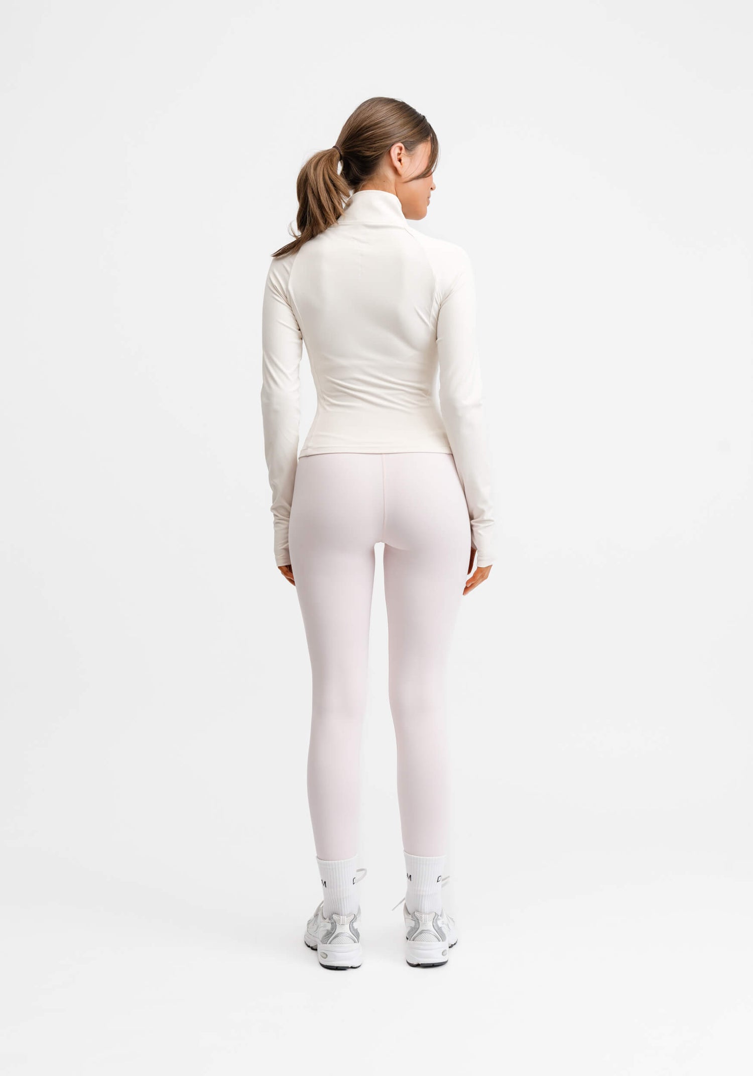 Butter Soft Zip Cardigan Cream White