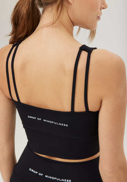 Moa Sports Bra Black Matt