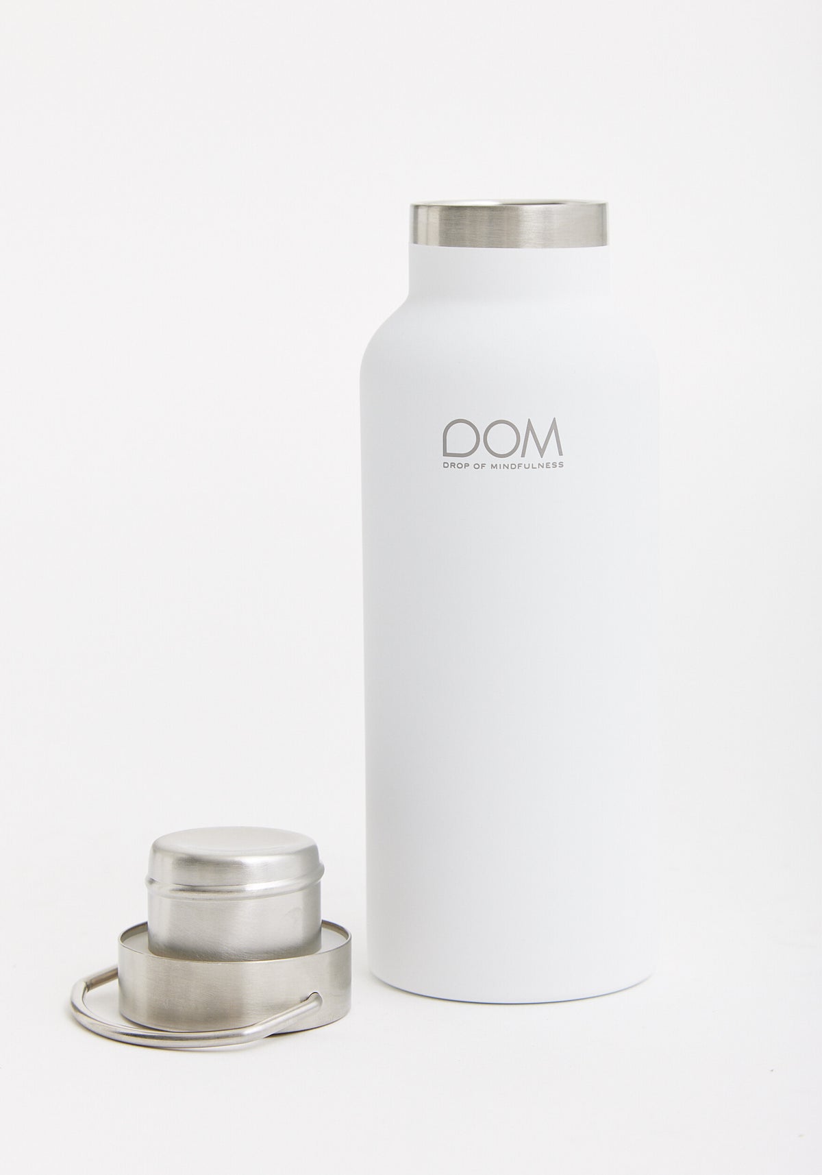 DOM Water Bottle White