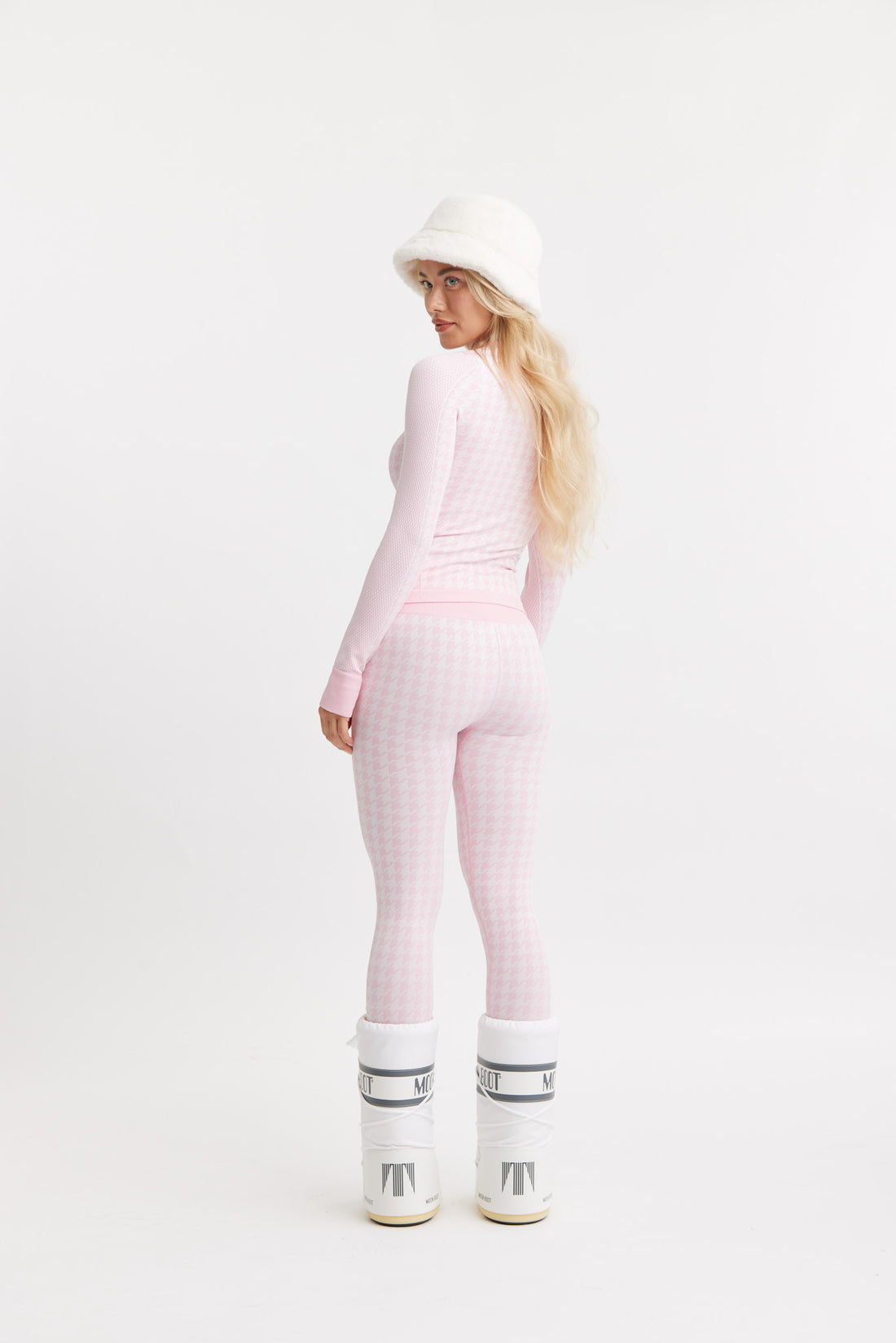 Seamless Base Layer Tights Pink