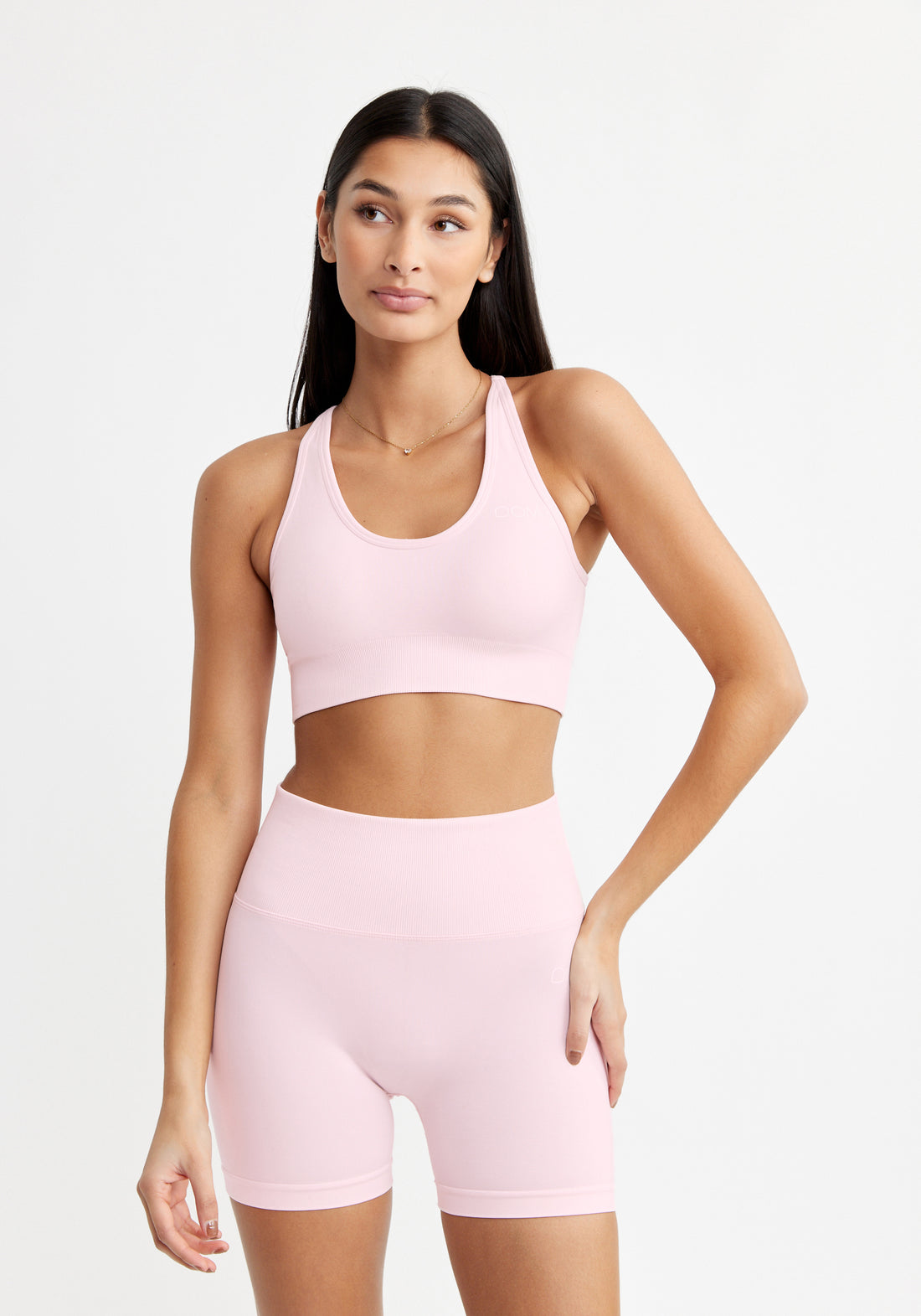 Sesh Bike Shorts Seamless Light Pink Blush