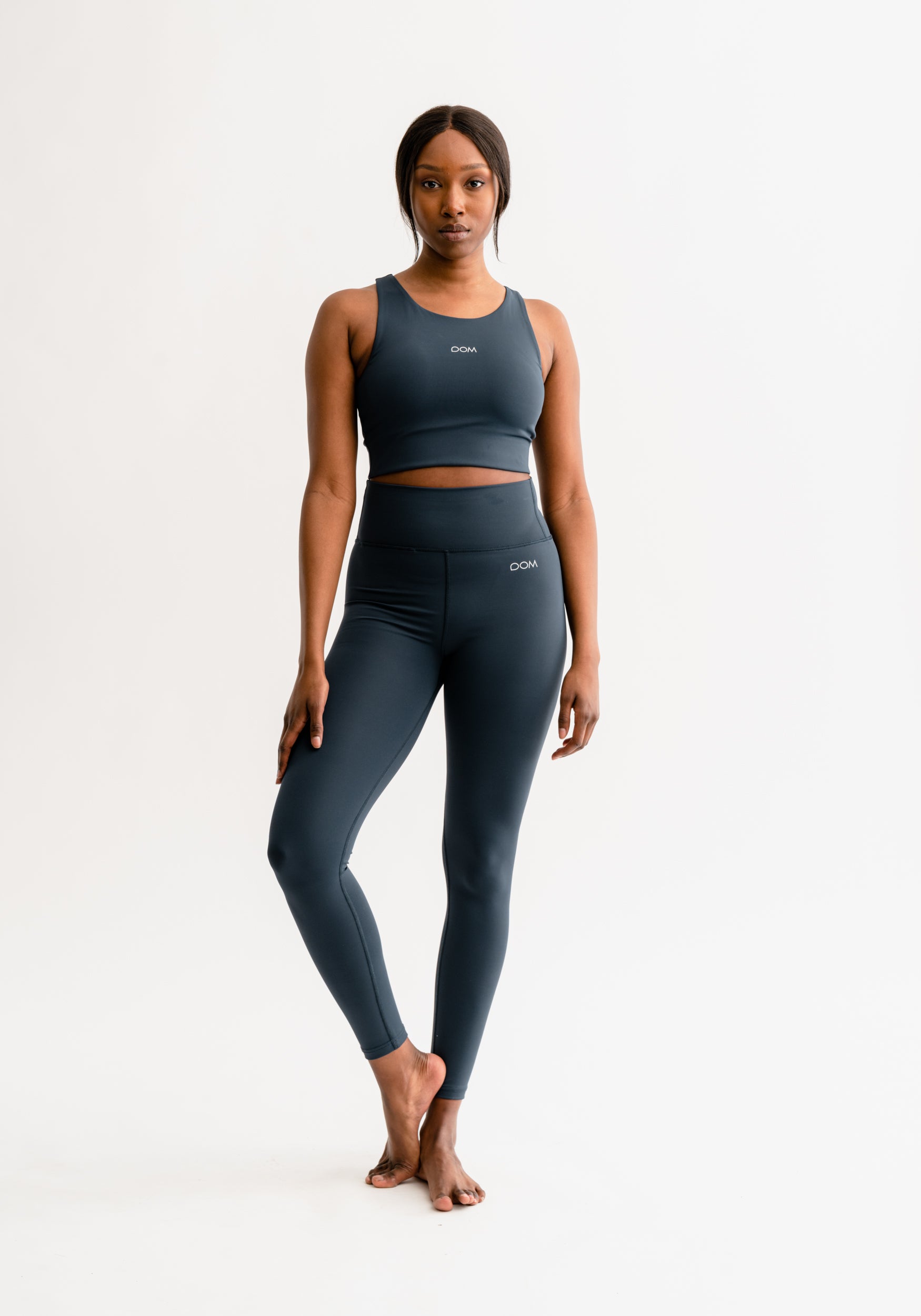 Tyra Rib Leggings - L / Black