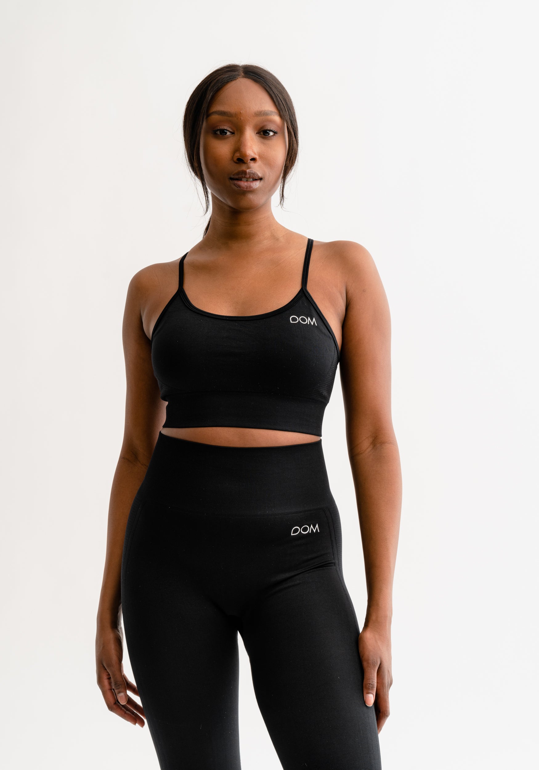 Maya Sports Bra Seamless Black